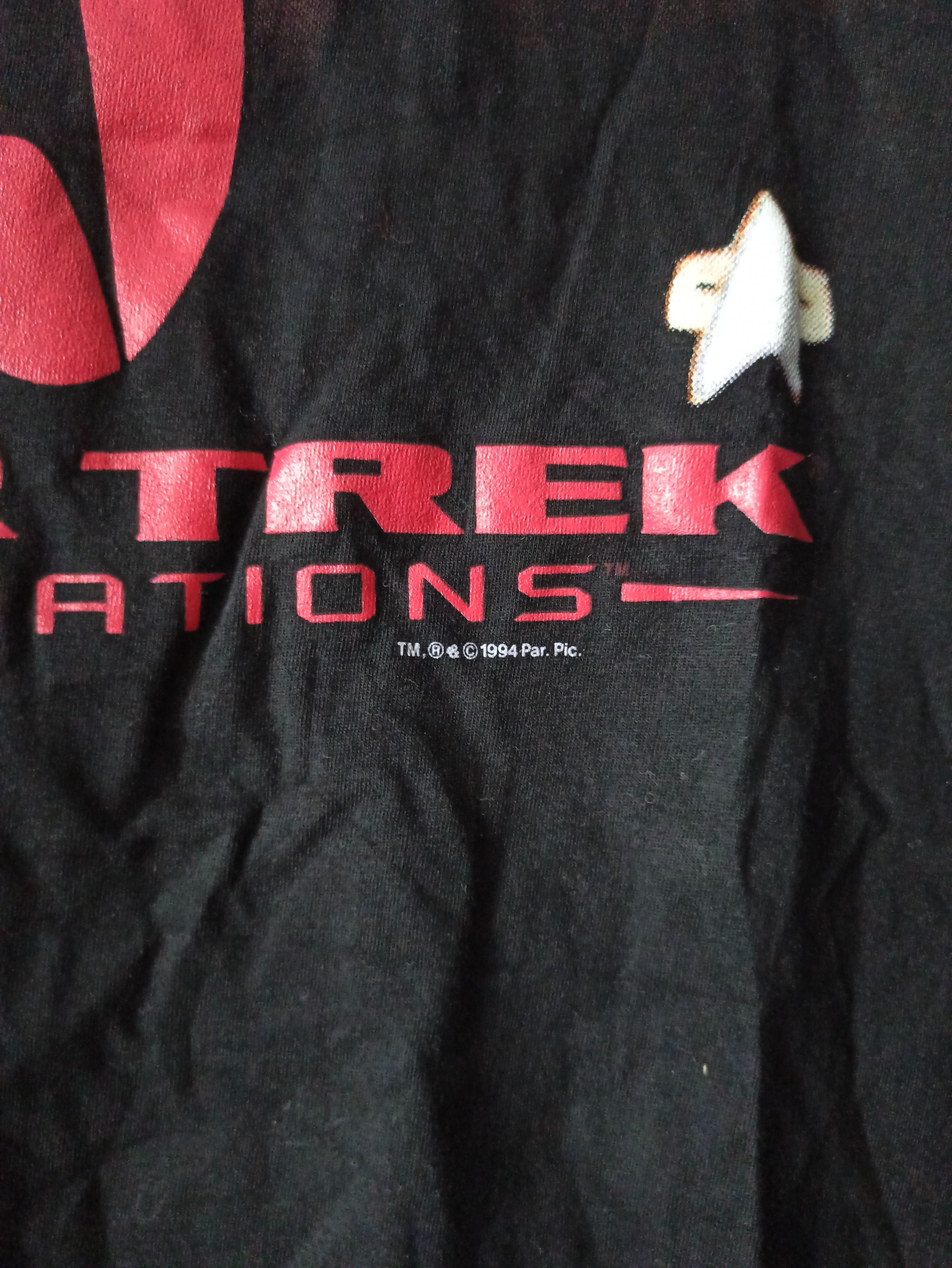 Japanese Brand × Vintage 1994 rare Star Trek vintage tee Size US XL / EU 56 / 4 - 2 Thumbnail
