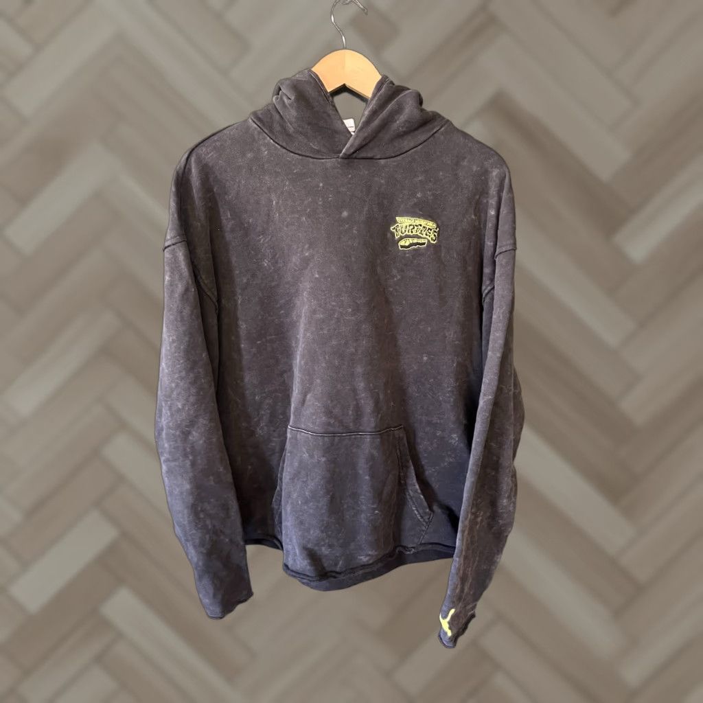 Puma Puma x Teenage Mutant Ninja Turtles Hoodie Men's M Black Graphic Print Logo Hooded Pockets 80s 90s Size US M / EU 48-50 / 2 - 1 Thumbnail