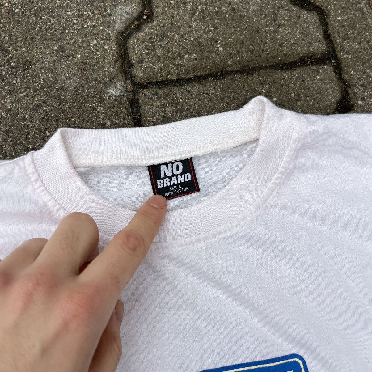 Vintage Vintage 90s SHOOT THE PRICK No Abuse T Shirt Single Stitch Size US L / EU 52-54 / 3 - 5 Thumbnail