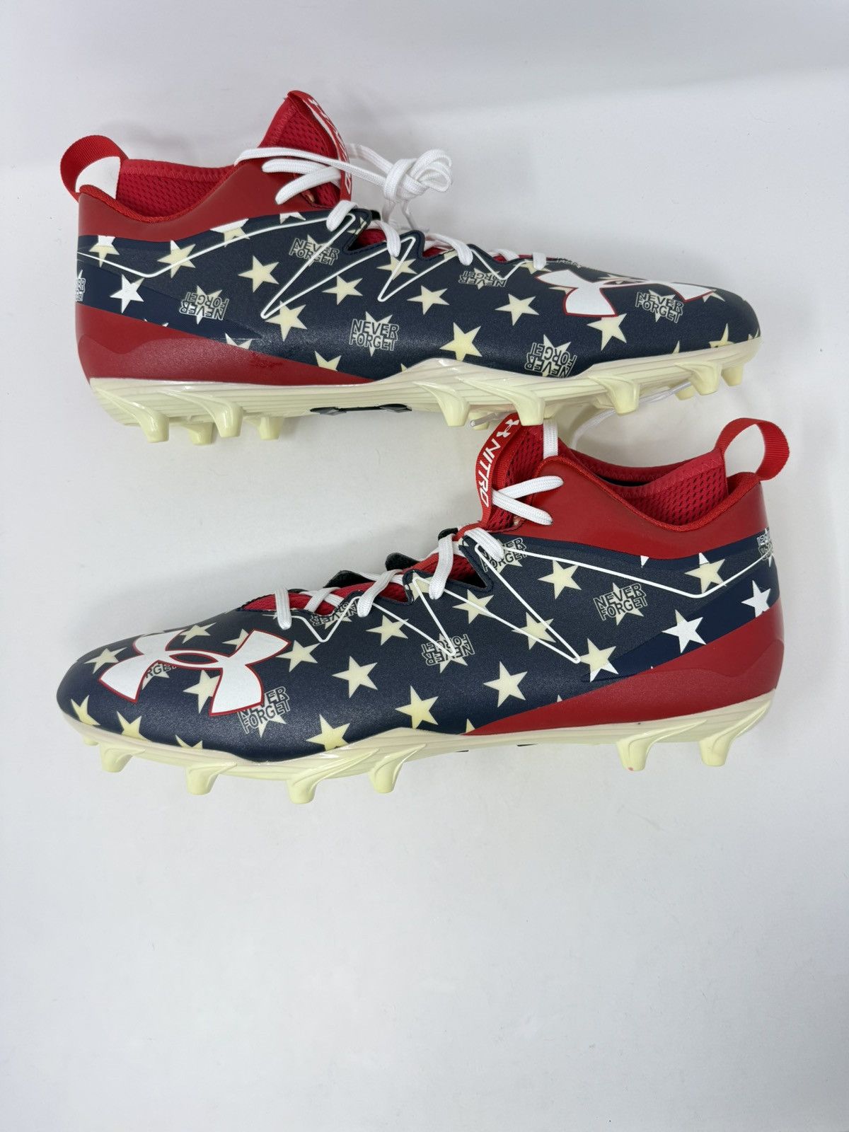 Under Armour Nitro Football Cleats Never Forget 1290962-402 store Men's Size 11.5 New