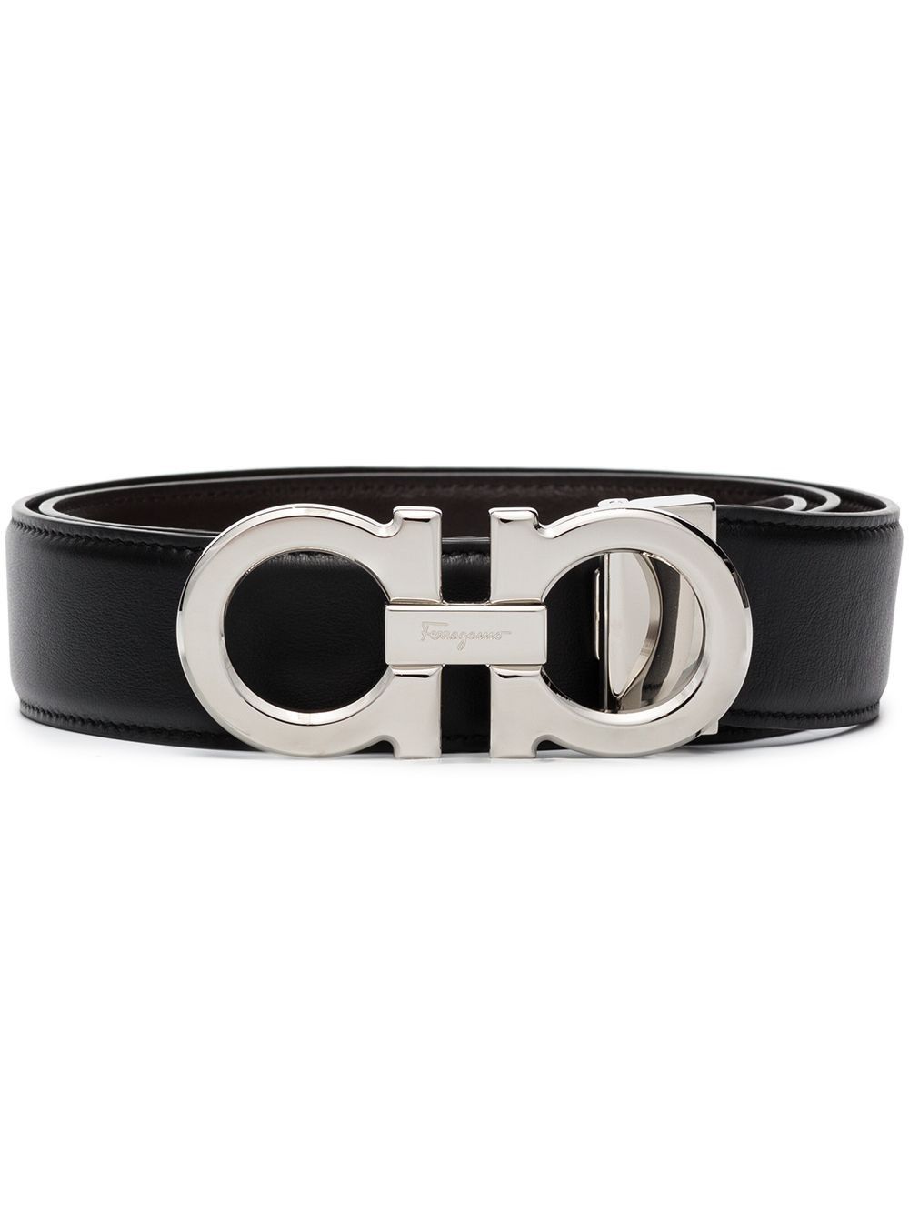 Salvatore Ferragamo GANCINI LEATHER BELT Size ONE SIZE - 1 Thumbnail