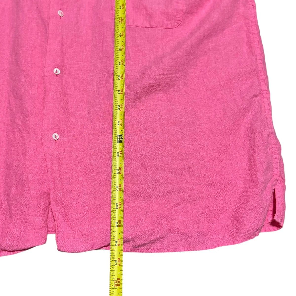 Other Europann Pink 100% Linen Casual Button Down Shirt Men's 2XL Size US XXL / EU 58 / 5 - 7 Thumbnail