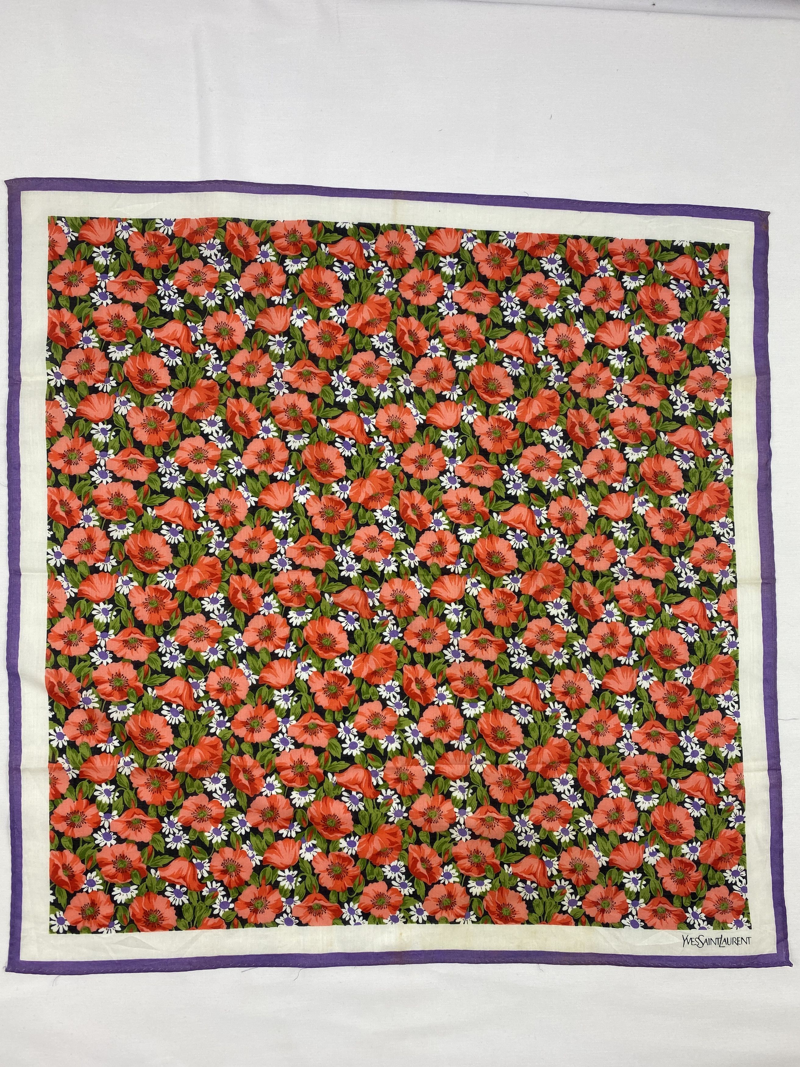 Yves Saint Laurent Yves Saint Laurent Bandana / Handkerchief / Neckerchief Size ONE SIZE - 3 Thumbnail