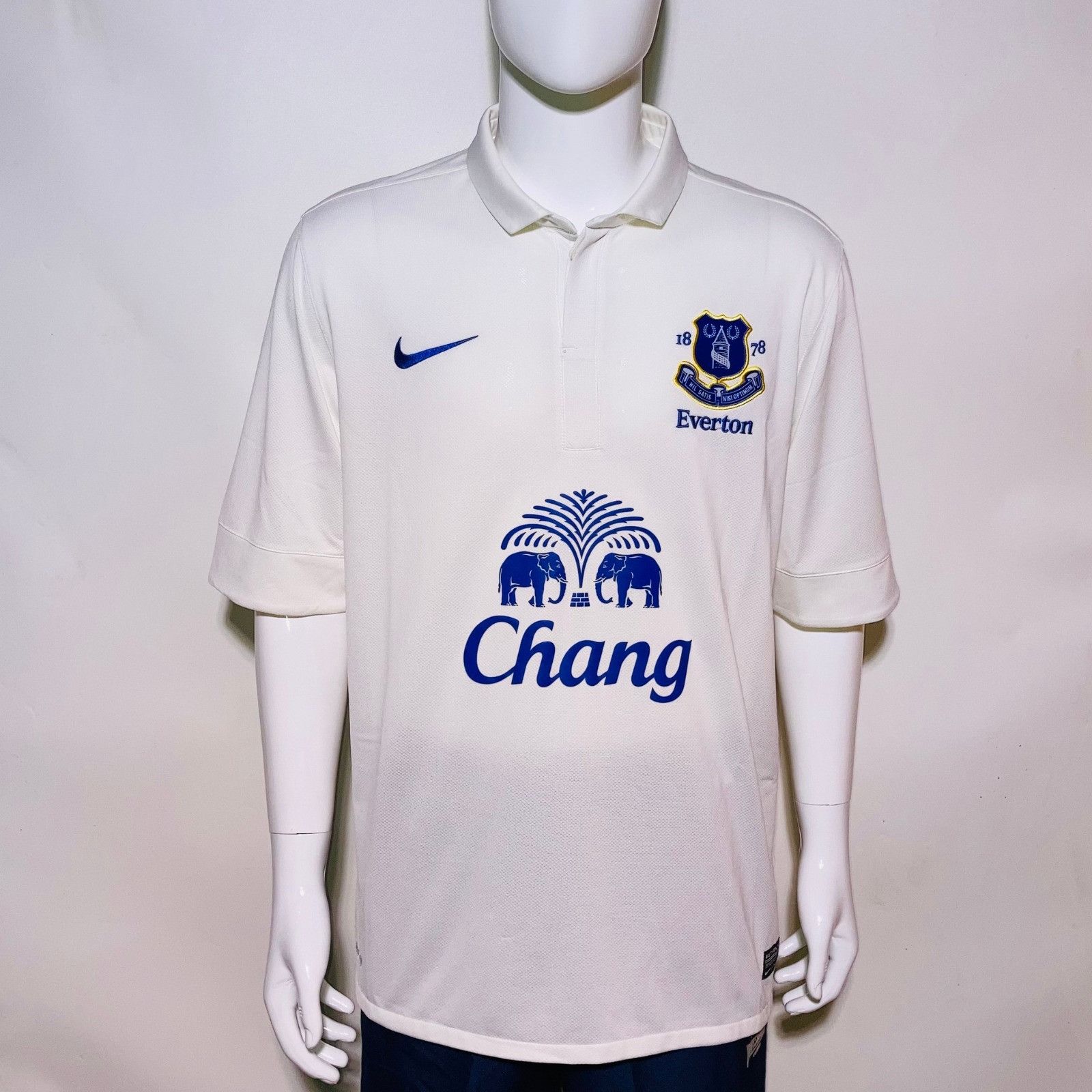 Nike 2012-13 Everton Third Nike 510524-100 Size US L / EU 52-54 / 3 - 1 Thumbnail