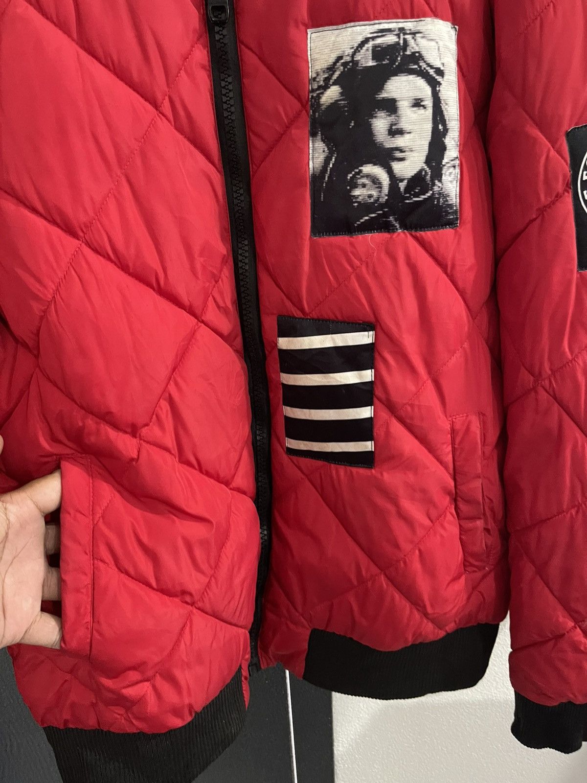 Playboy Playboy Quilted Design With Patches Bomber Jacket Size US XL / EU 56 / 4 - 9 Thumbnail