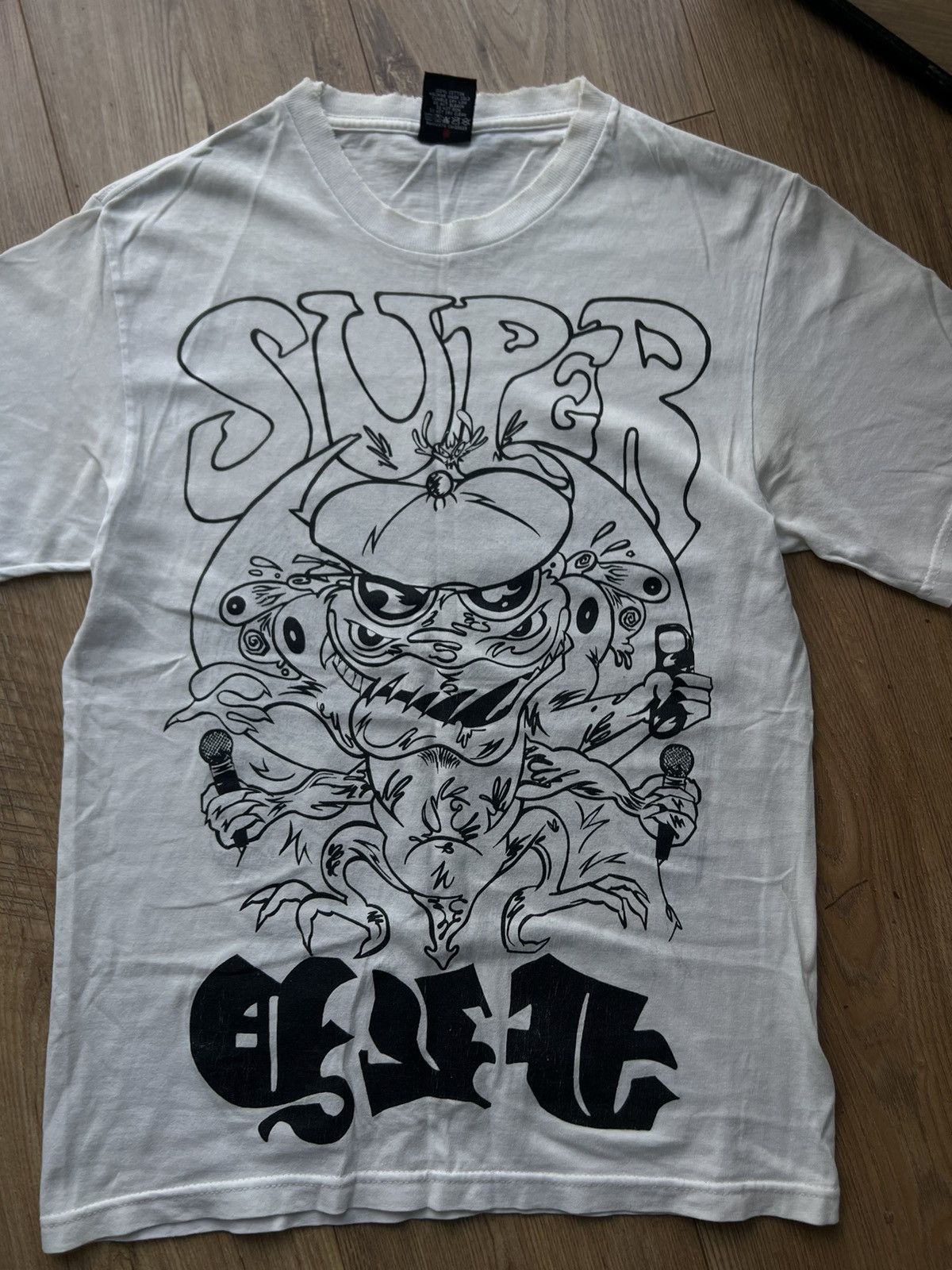 Stussy 00’s STUSSY SUPER FLY RARE VINTAGE DISTRESSED Y2K TEE Size US S / EU 44-46 / 1 - 4 Thumbnail