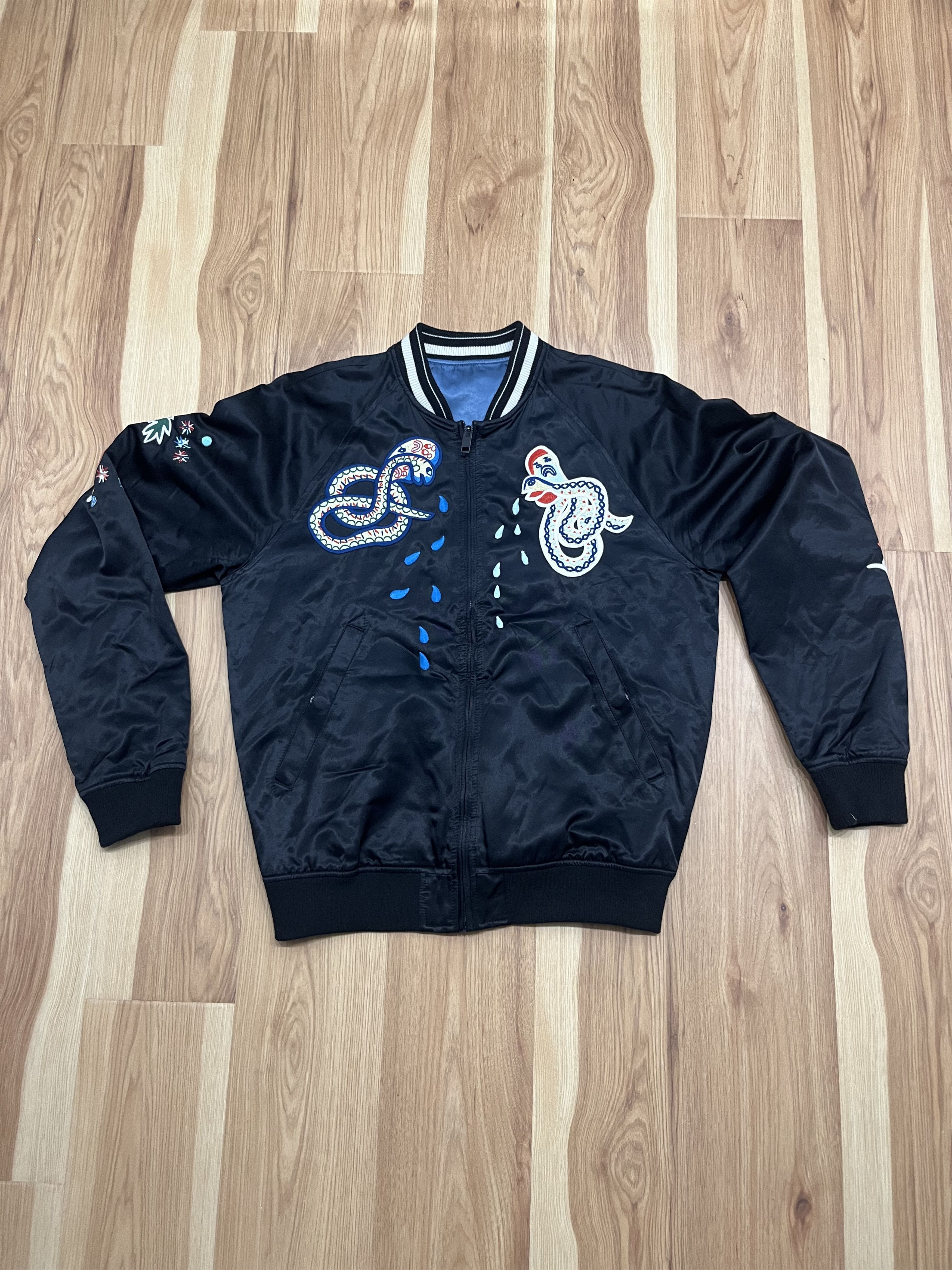 Diesel Archive by Diesel satin bomber jacket sukajan