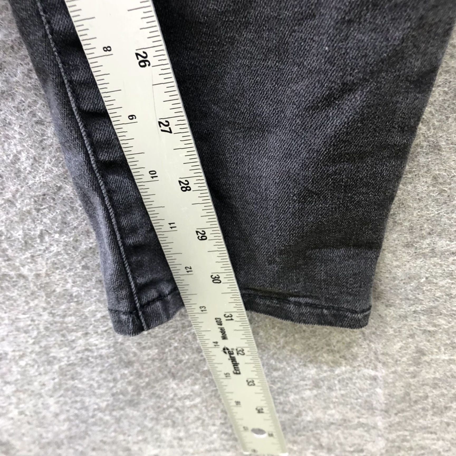 J. Jill J. Jill Leggings Jeans Womens 16 Skinny Washed Black Stretch Denim 5-Pocket 31 Inseam Cotton Blend Slim Mid Rise Regular Type: Jeans Mens? Womens Size 38" / US 16 / IT 52 - 7 Thumbnail