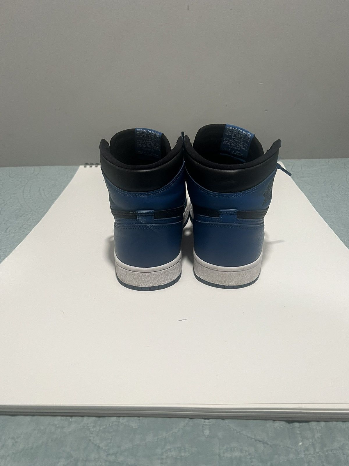 Jordan Brand × Nike Air Jordan 1 Retro High OG 'Dark Marina Blue' Size US 9 / EU 42 - 5 Thumbnail
