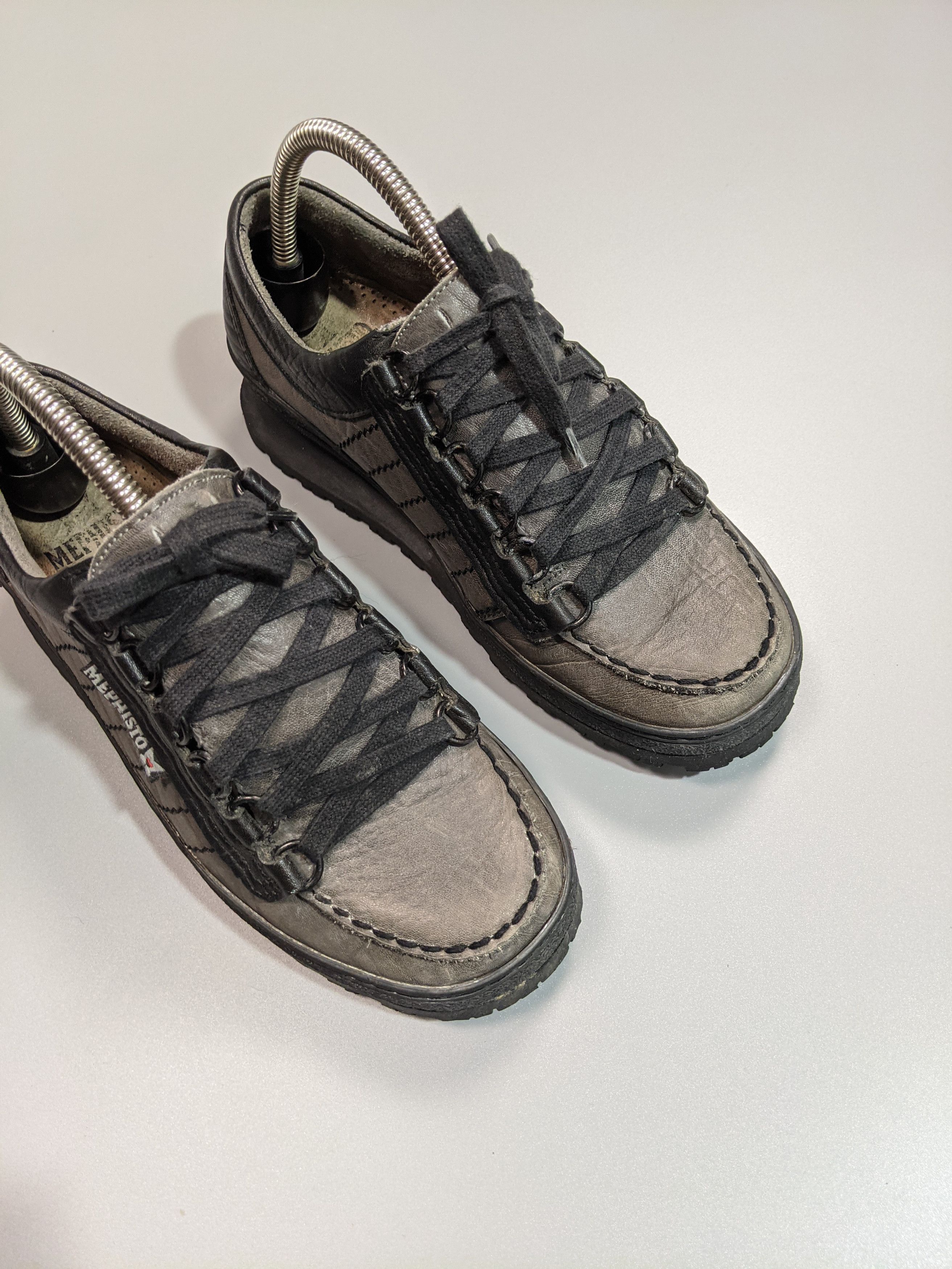 Mephisto × Vintage MEPHISTO Vintage Women's Leather Dark Gray Sneakers/Boots Size US 6.5 / IT 36.5 - 3 Thumbnail