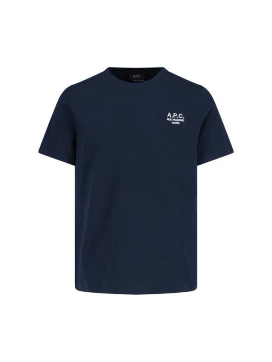 A.P.C. A.P.C. Men T-Shirts COHBU M26388 TIQ Blue Size US XL / EU 56 / 4 - 1 Thumbnail