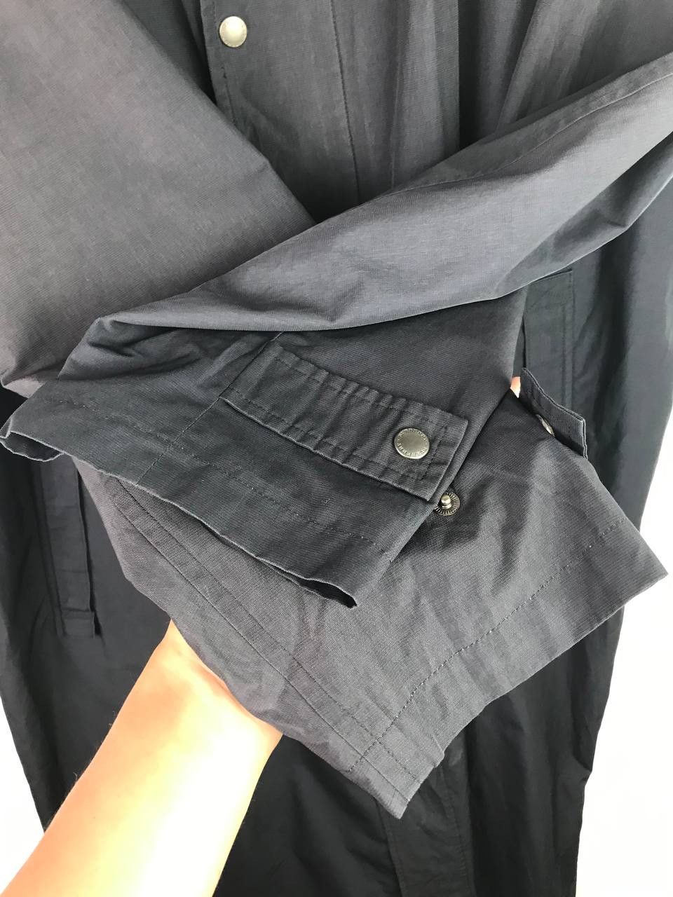Burberry × Vintage Vintage Burberry All Black Long Jacket Size US XL / EU 56 / 4 - 7 Thumbnail