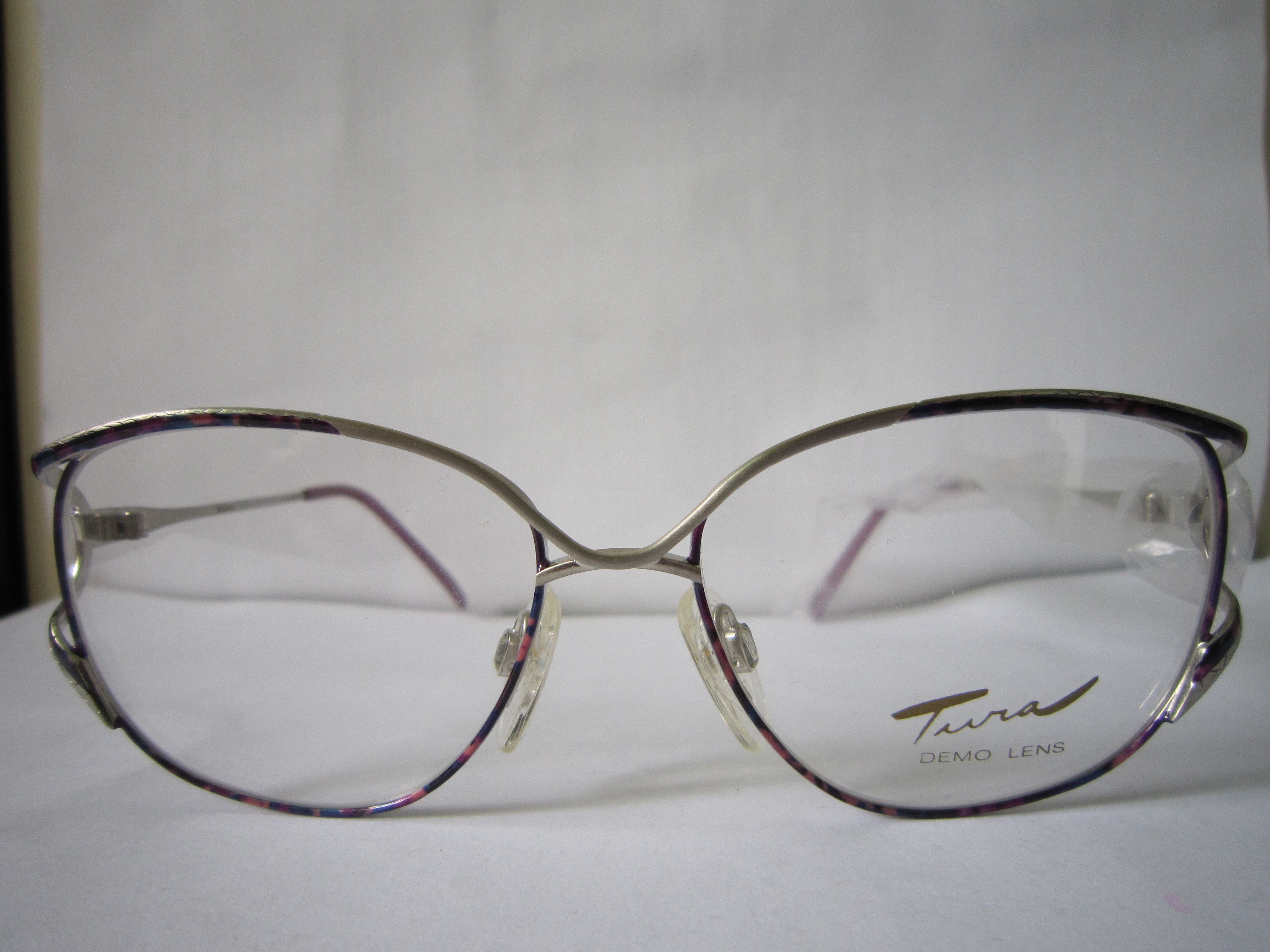Vintage Vintage 80s TURA Mod 405 Silver Woman Eyeglasses Size ONE SIZE - 1 Thumbnail