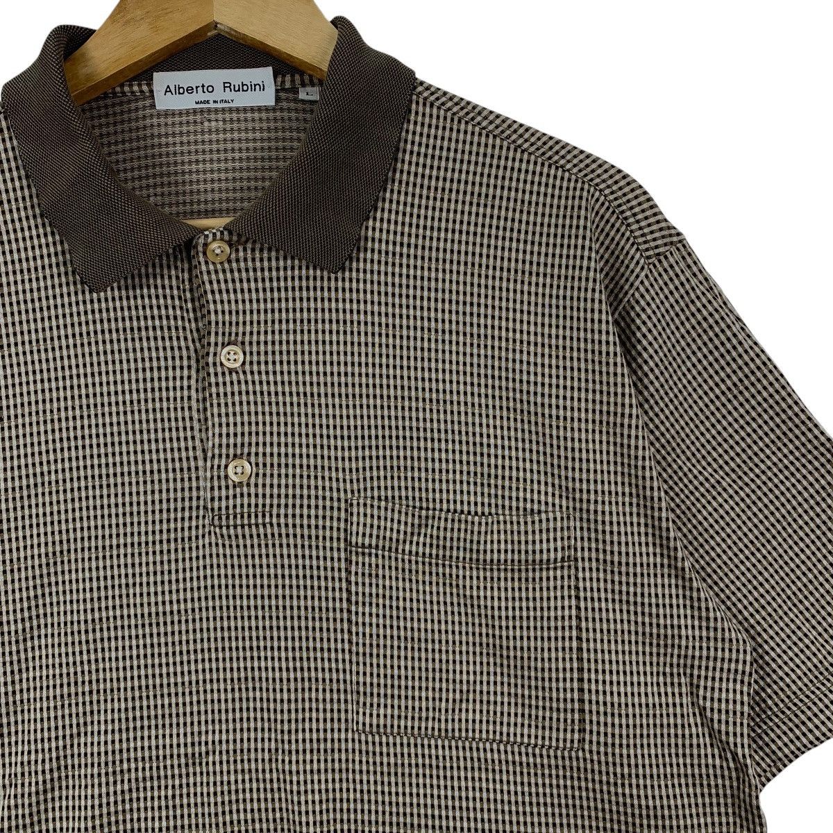 Alberto × Vintage Vintage ALBERTO RUBINI Made In Italy Italian Polos T-Shirt Size US L / EU 52-54 / 3 - 3 Thumbnail