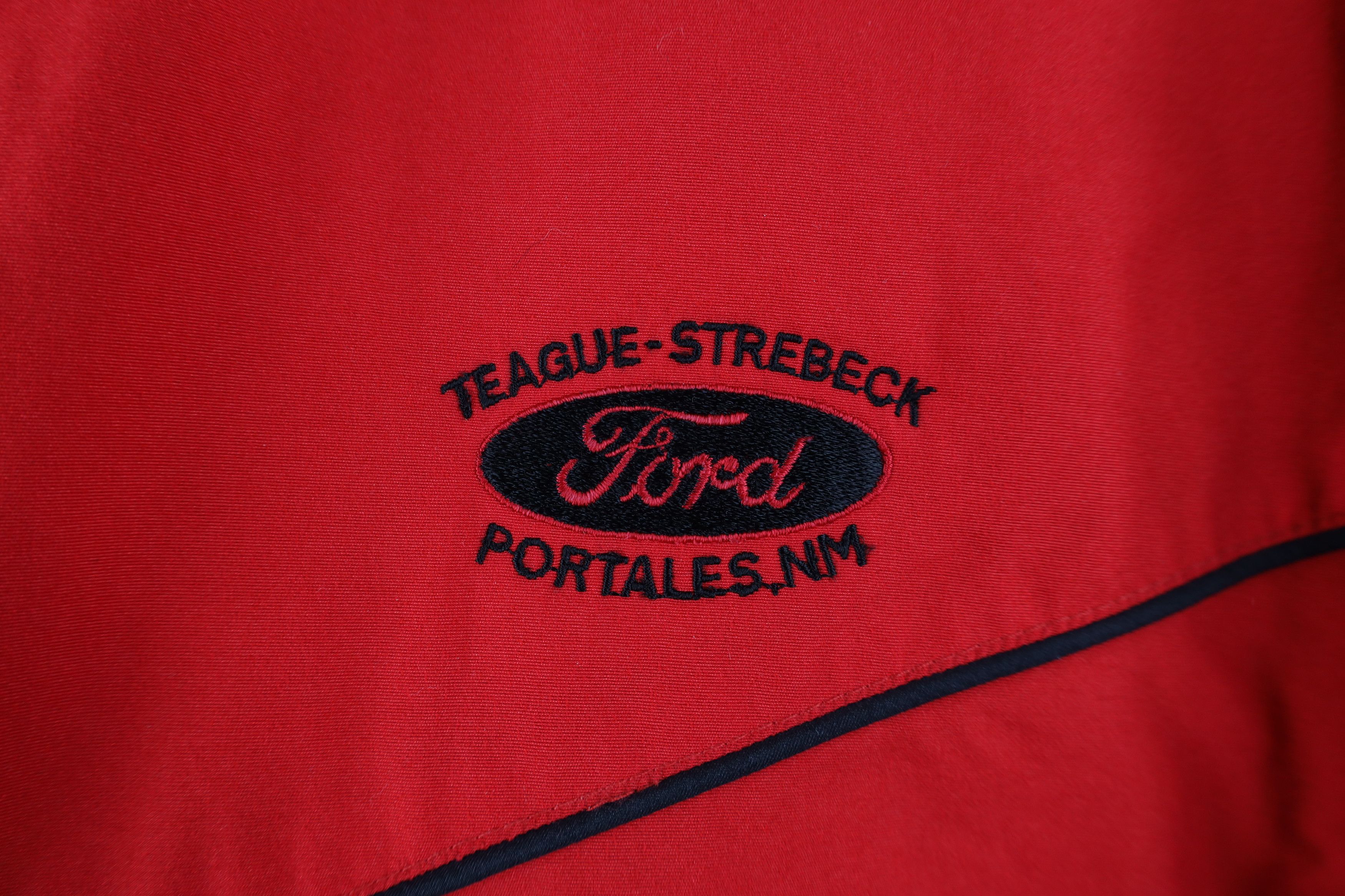 Vintage Vintage 90s Ford Motor Co Southwestern Quilted Bomber Jacket Size US XL / EU 56 / 4 - 4 Thumbnail