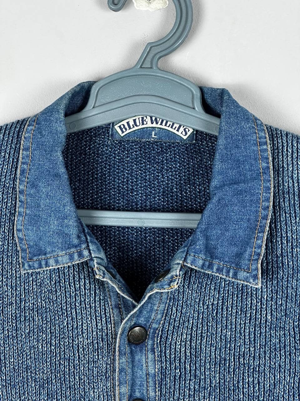 Vintage Vintage Blue Willi’s Nautical Knit Sweater Sailboat Denim Size US L / EU 52-54 / 3 - 5 Thumbnail