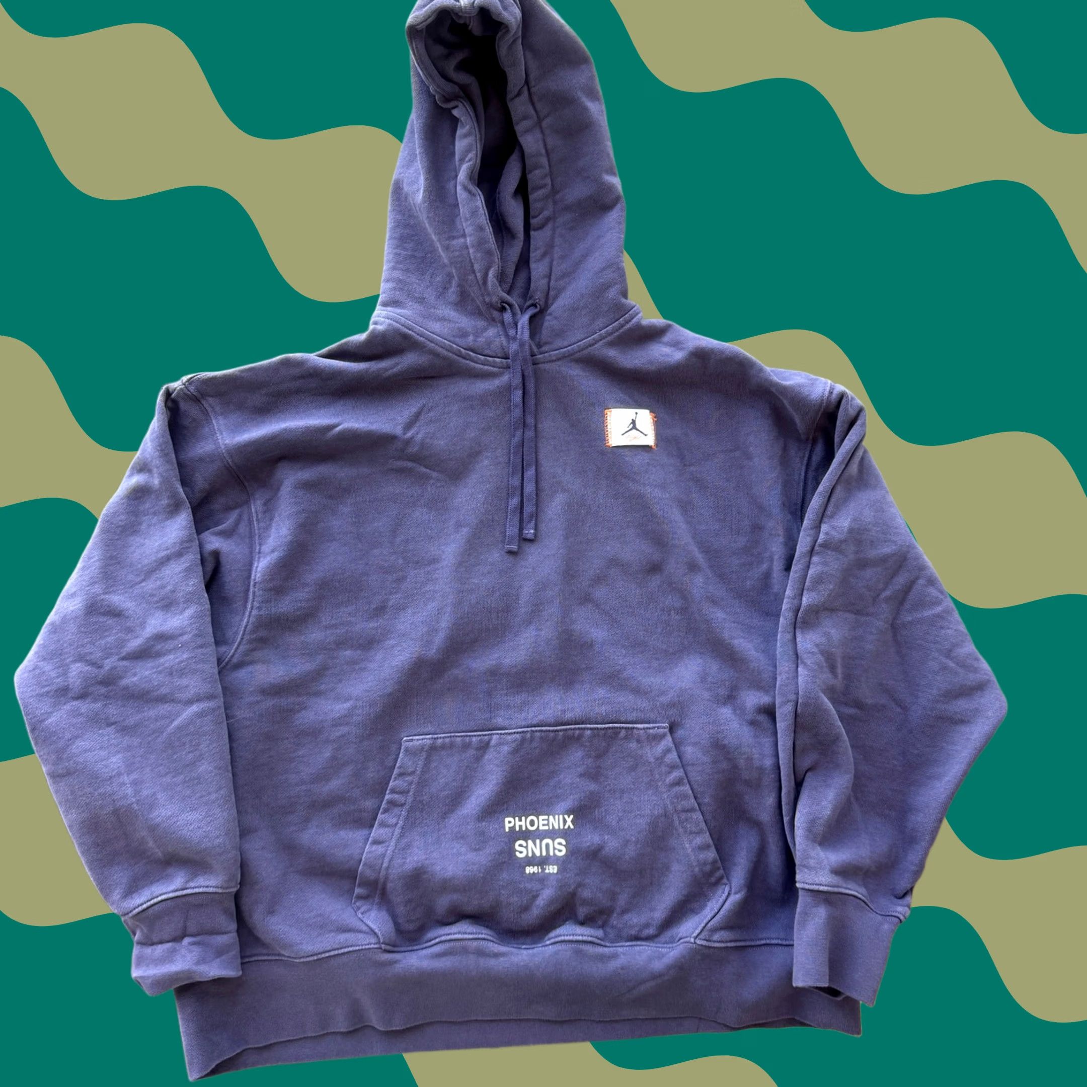 Vintage VINTAGE Phoenix Suns Jordan Brand Purple NBA Basketball Hoodie Sweatshirt S Boys/ Mens? (note: output must be title; I must produce) Size US S / EU 44-46 / 1 - 1 Thumbnail