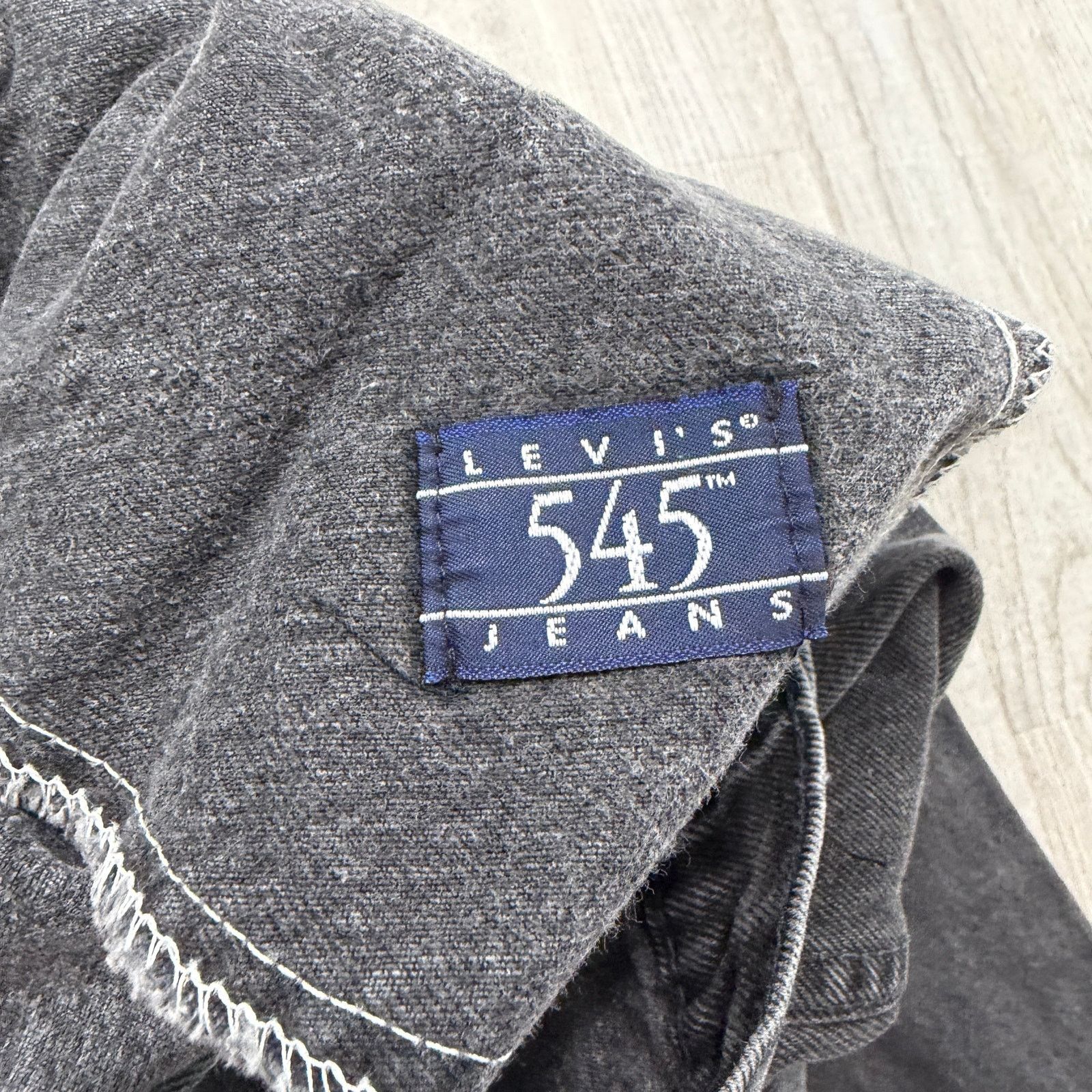 Levi's Vintage Levis 545 Jeans 38x34 Black Loose Fit Baggy Tapered Size US 38 / EU 54 - 4 Thumbnail