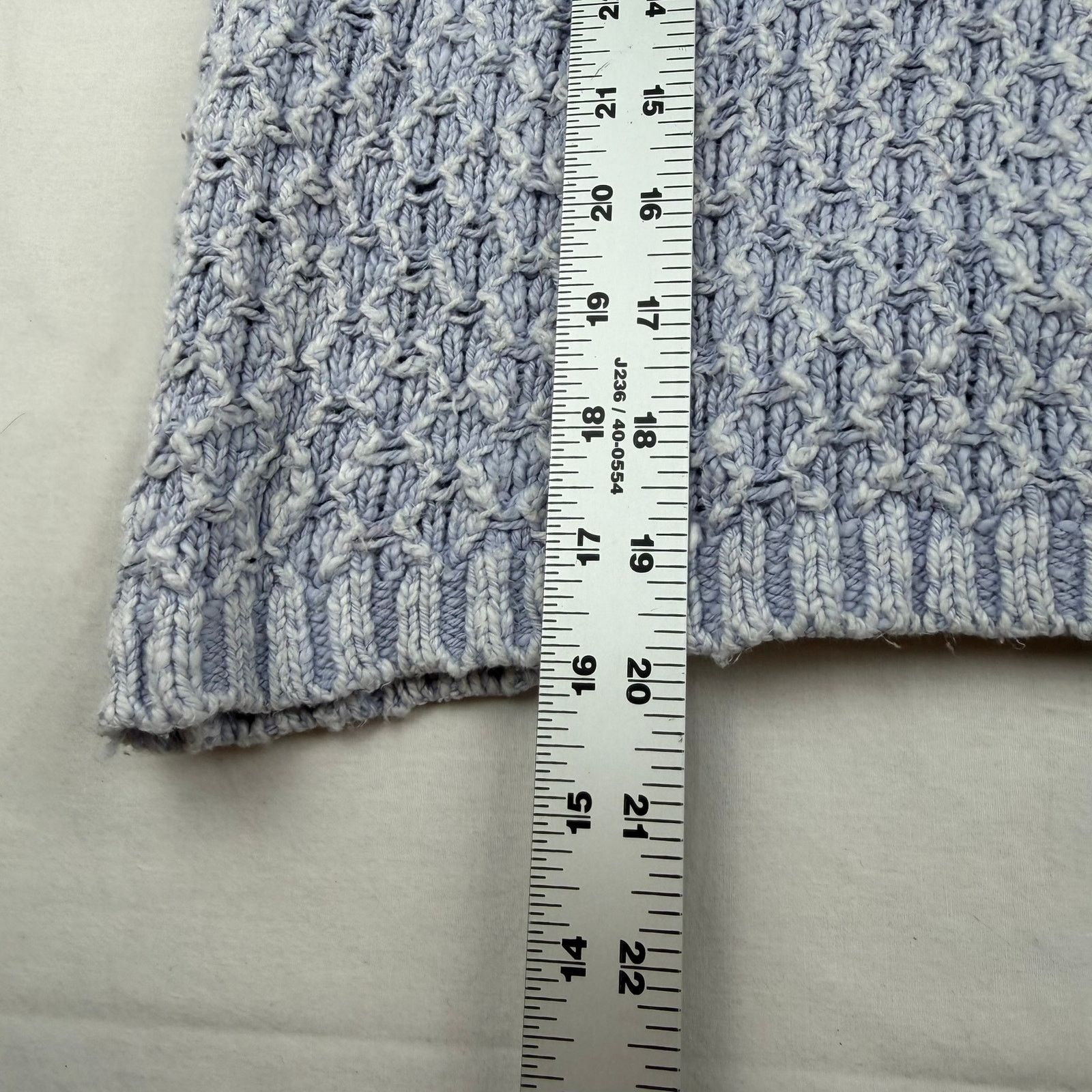 Anthropologie PILCRO Lavender Crop Knit Sweater Size S Size S / US 4 / IT 40 - 5 Thumbnail