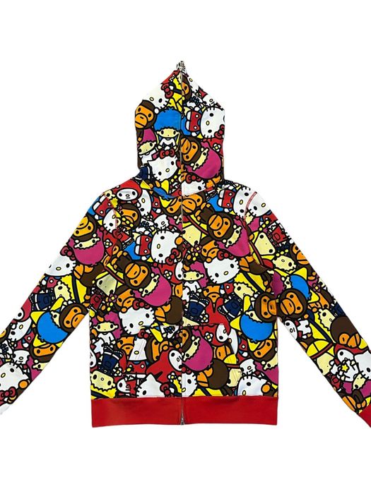 Hello kitty hot sale bape hoodie