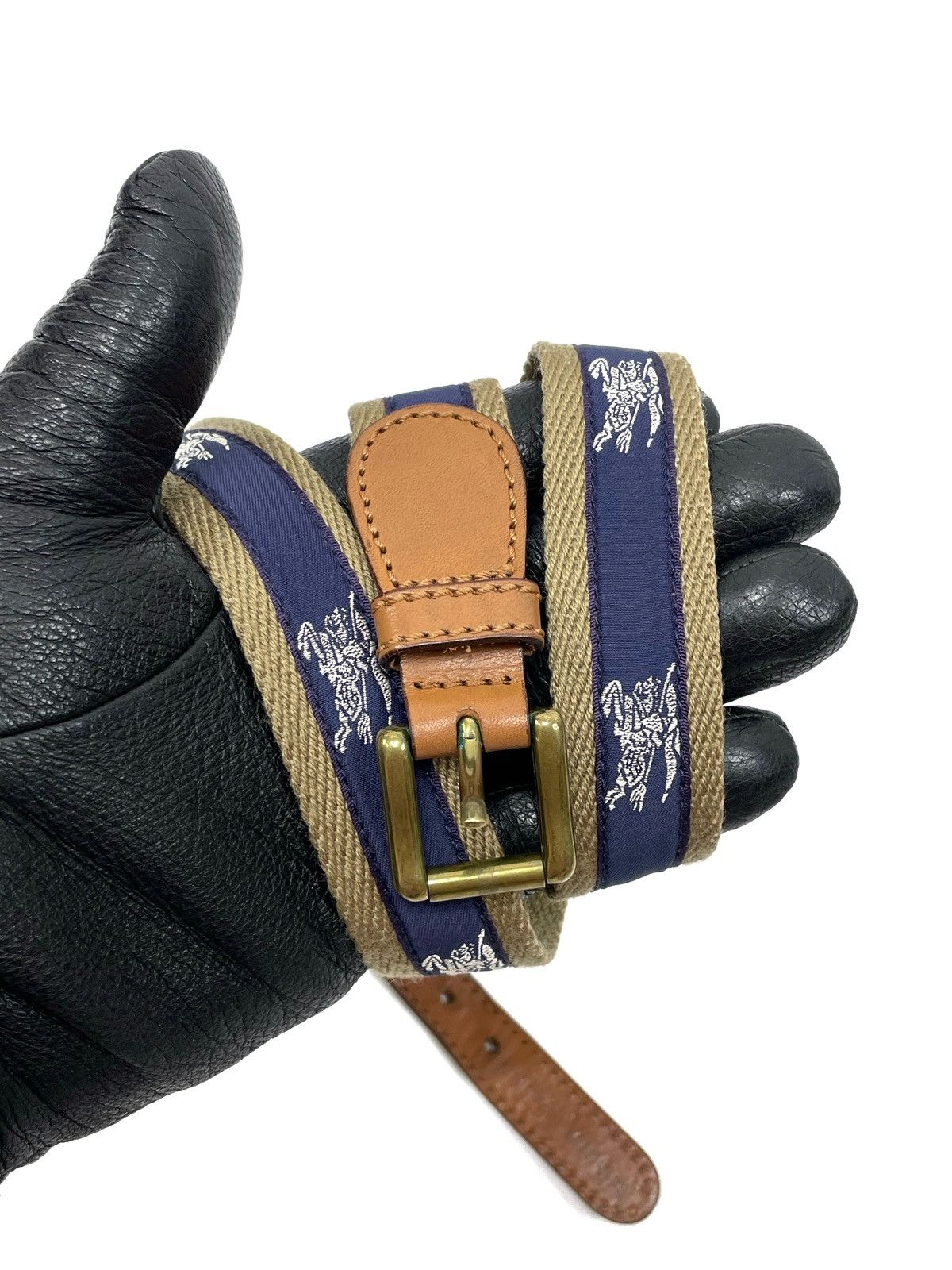 Burberry Vintage Burberrys Leather Belt – Made in Italy Size ONE SIZE - 4 Thumbnail