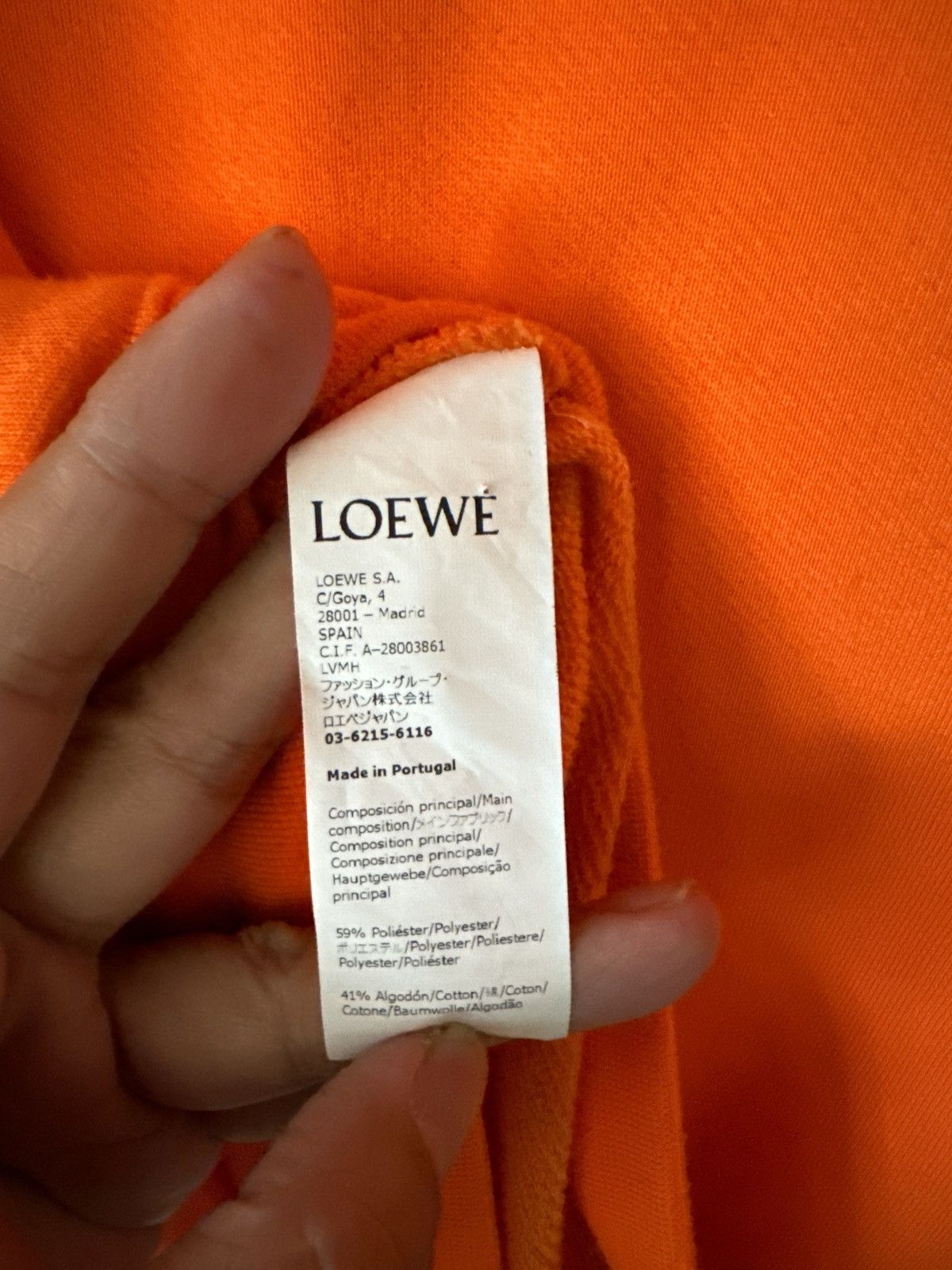 Loewe Loewe Logo Pocket Hoodie Size US L / EU 52-54 / 3 - 12 Thumbnail