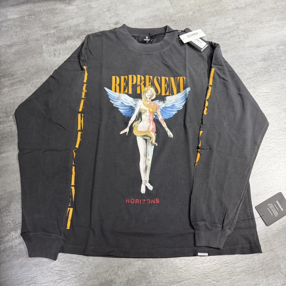 Represent Clo. Represent Rebron Long Sleeve T-Shirt Size US M / EU 48-50 / 2 - 1 Thumbnail