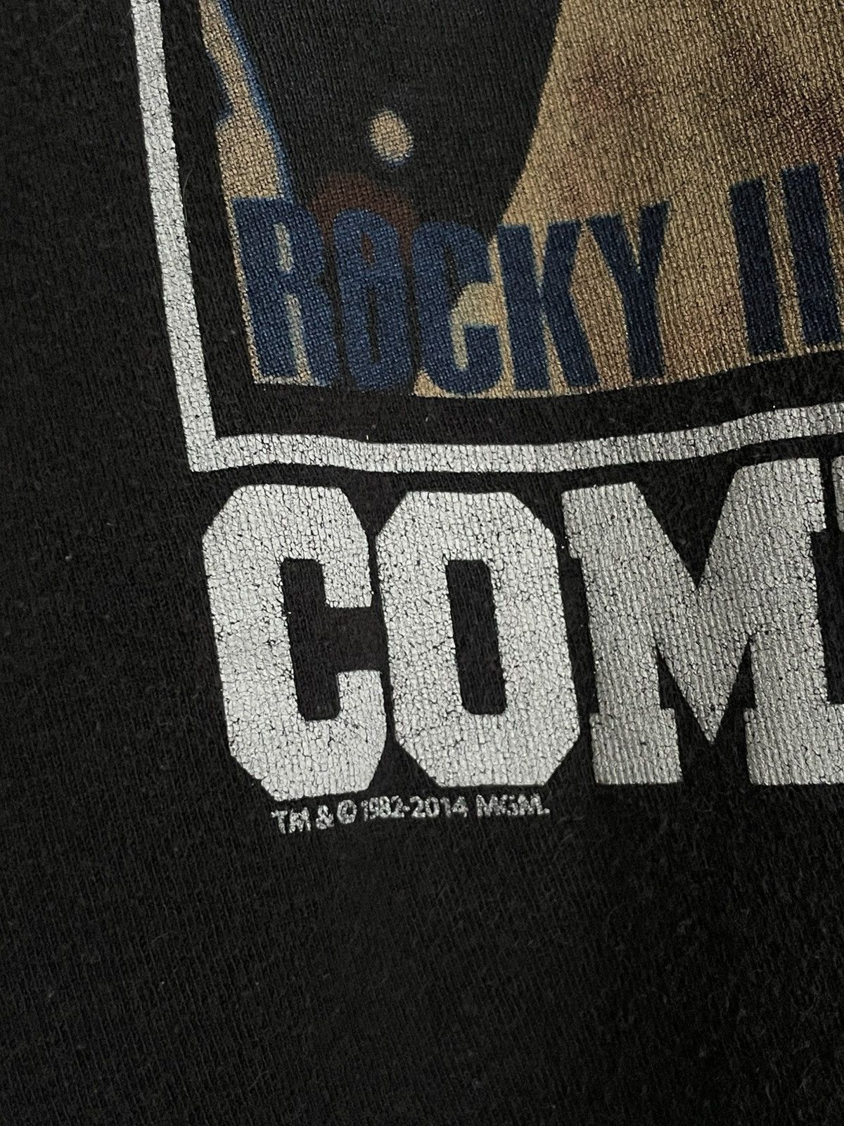 Vintage Vintage Rocky Balboa 3 Movie Boxing 1982/2014 T-Shirt RARE Size US L / EU 52-54 / 3 - 4 Thumbnail