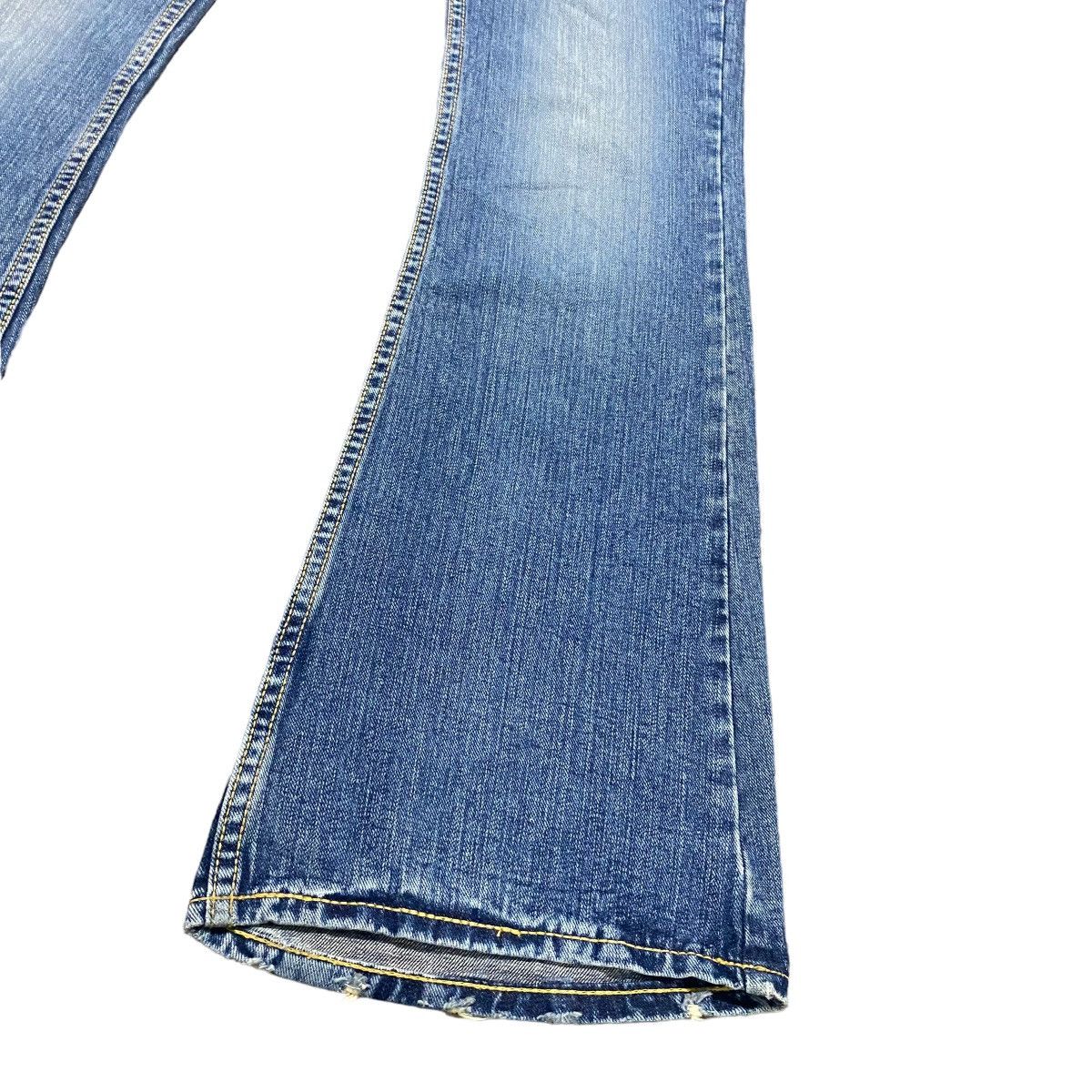 Japanese Brand Keikii Lee Denim Double Waist Flare Jeans Size US 29 - 9 Thumbnail