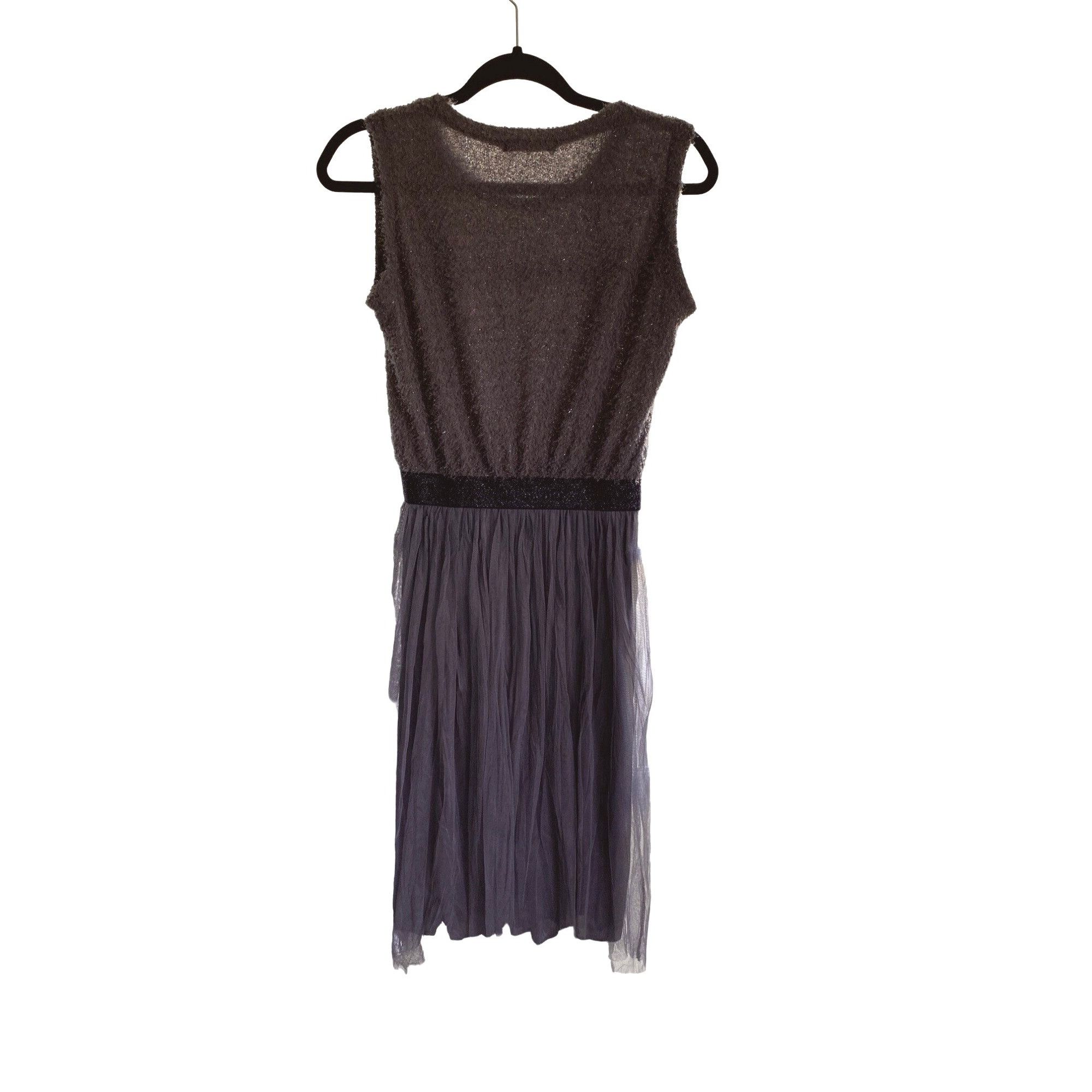 Other SOMA LONDON GRAY & SILVER TULLE PARTY DRESS SZ M/L Size M / US 6-8 / IT 42-44 - 4 Thumbnail