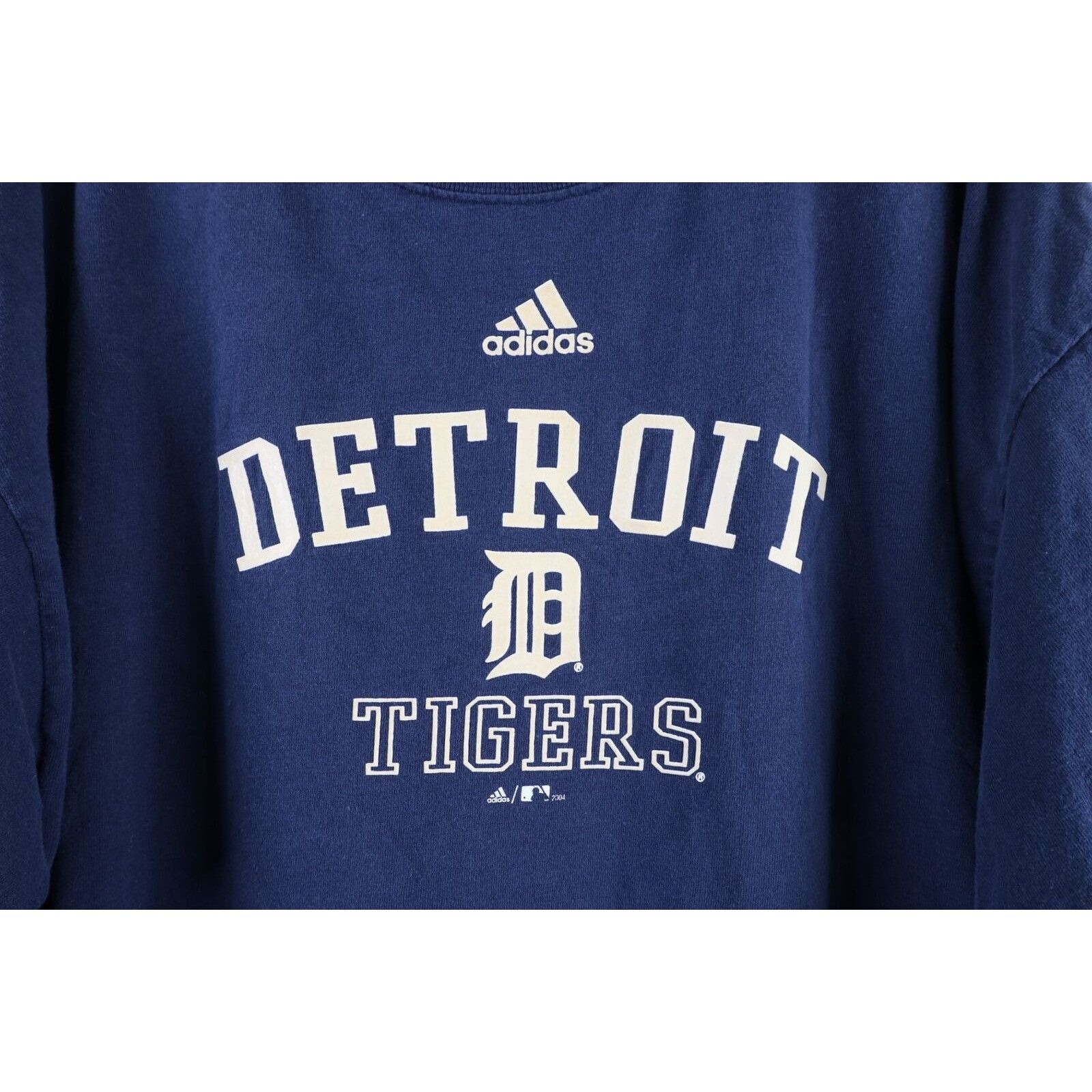 Adidas × Vintage Vintage Y2K 2004 Adidas Detroit Tigers Baseball T-Shirt Size US XL / EU 56 / 4 - 4 Thumbnail