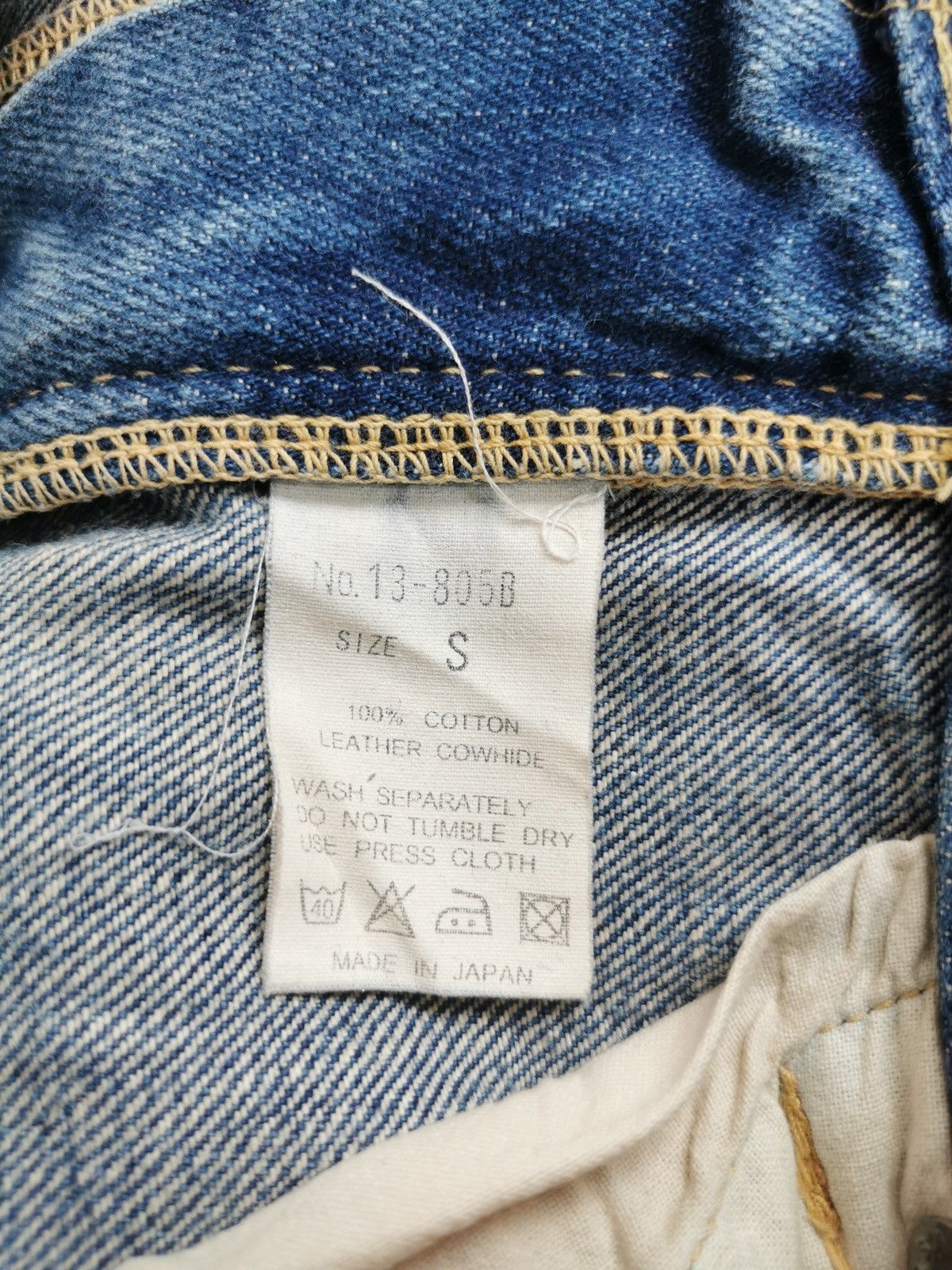 Sugar Cane DMG Selvedge Distressed Ankle Denim Jeans Size US 29 - 9 Thumbnail