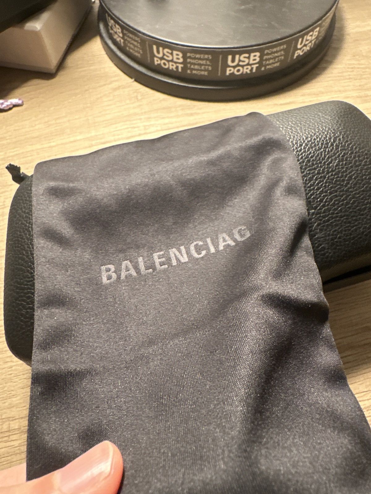 Balenciaga Black Exaggerated Sport Goggle Sunglasses Size ONE SIZE - 11 Thumbnail