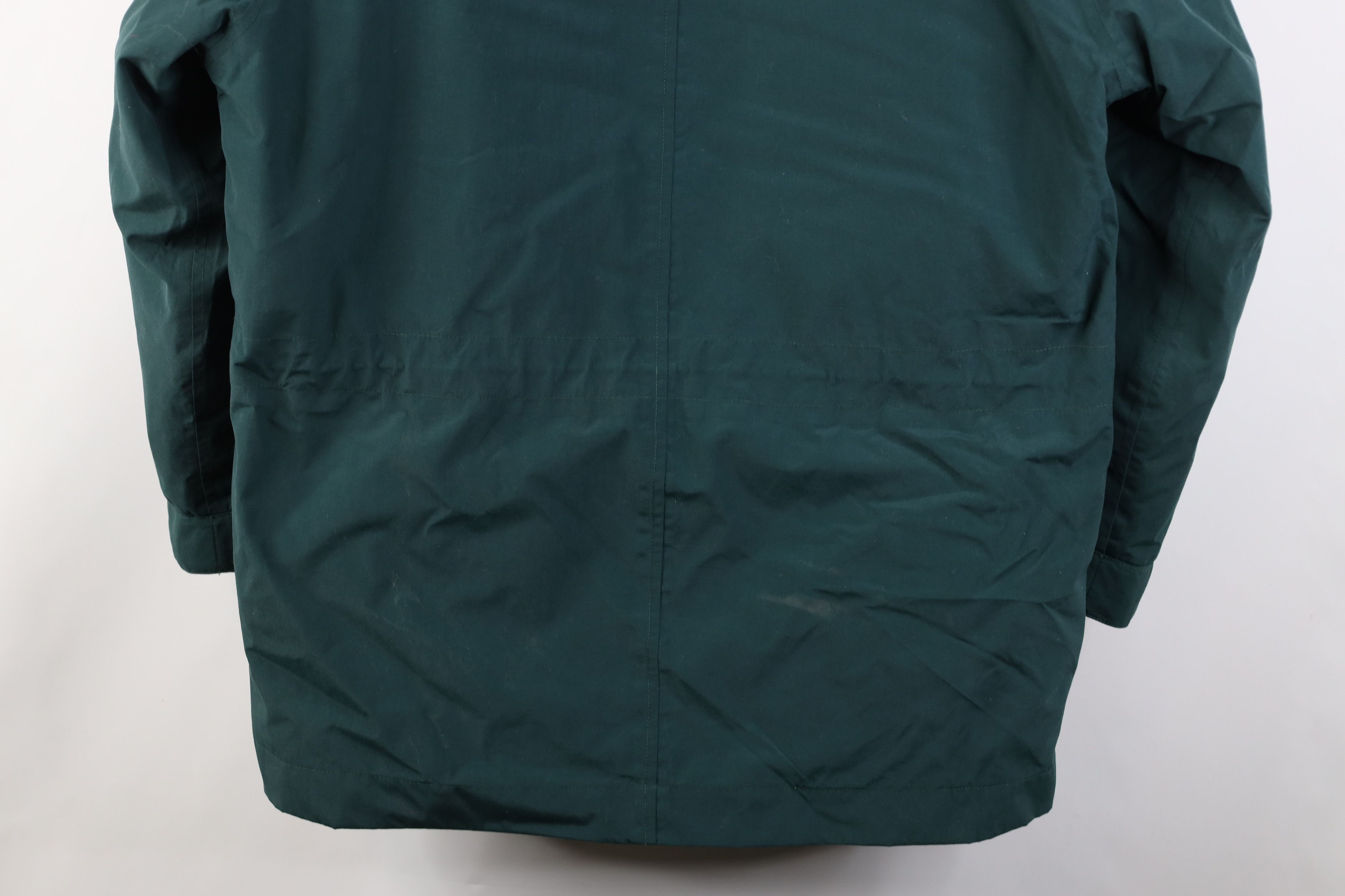 Eddie Bauer Vintage 90s Eddie Bauer Duck Down Hooded Parka Jacket Green Size S / US 4 / IT 40 - 17 Thumbnail