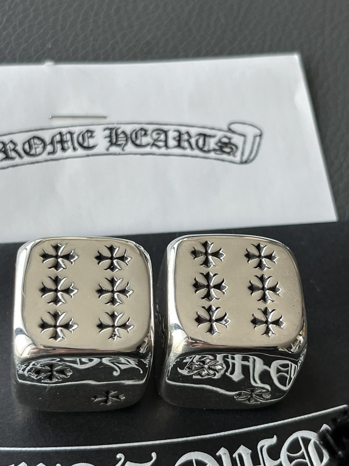Chrome Hearts Extremely RARE Chrome Hearts Dice Set (x2) Size ONE SIZE - 1 Thumbnail