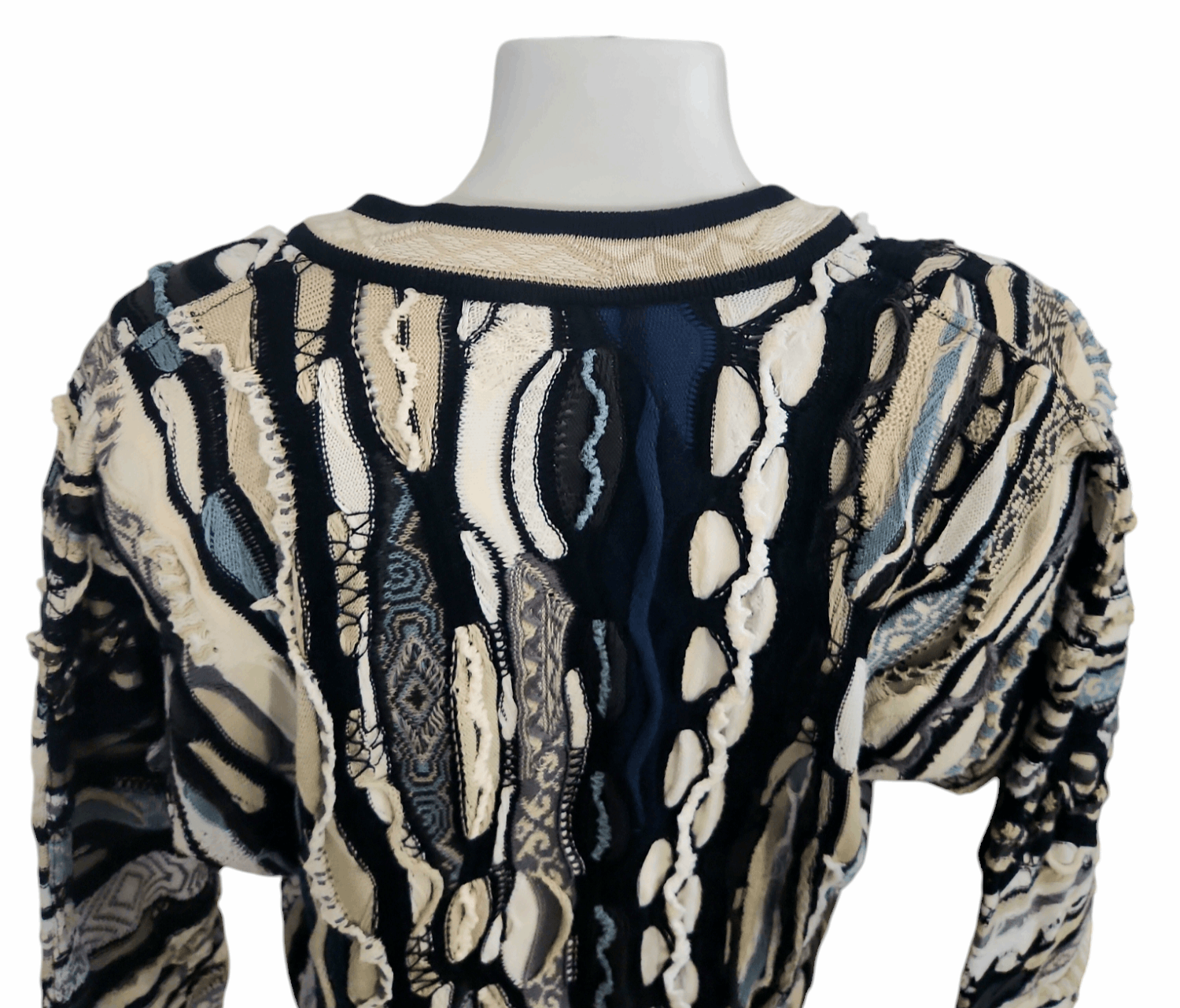 Coogi × Vintage Coogi Australia Cardigan Sweater Rare Vintage 3D dimensional Size US M / EU 48-50 / 2 - 7 Thumbnail