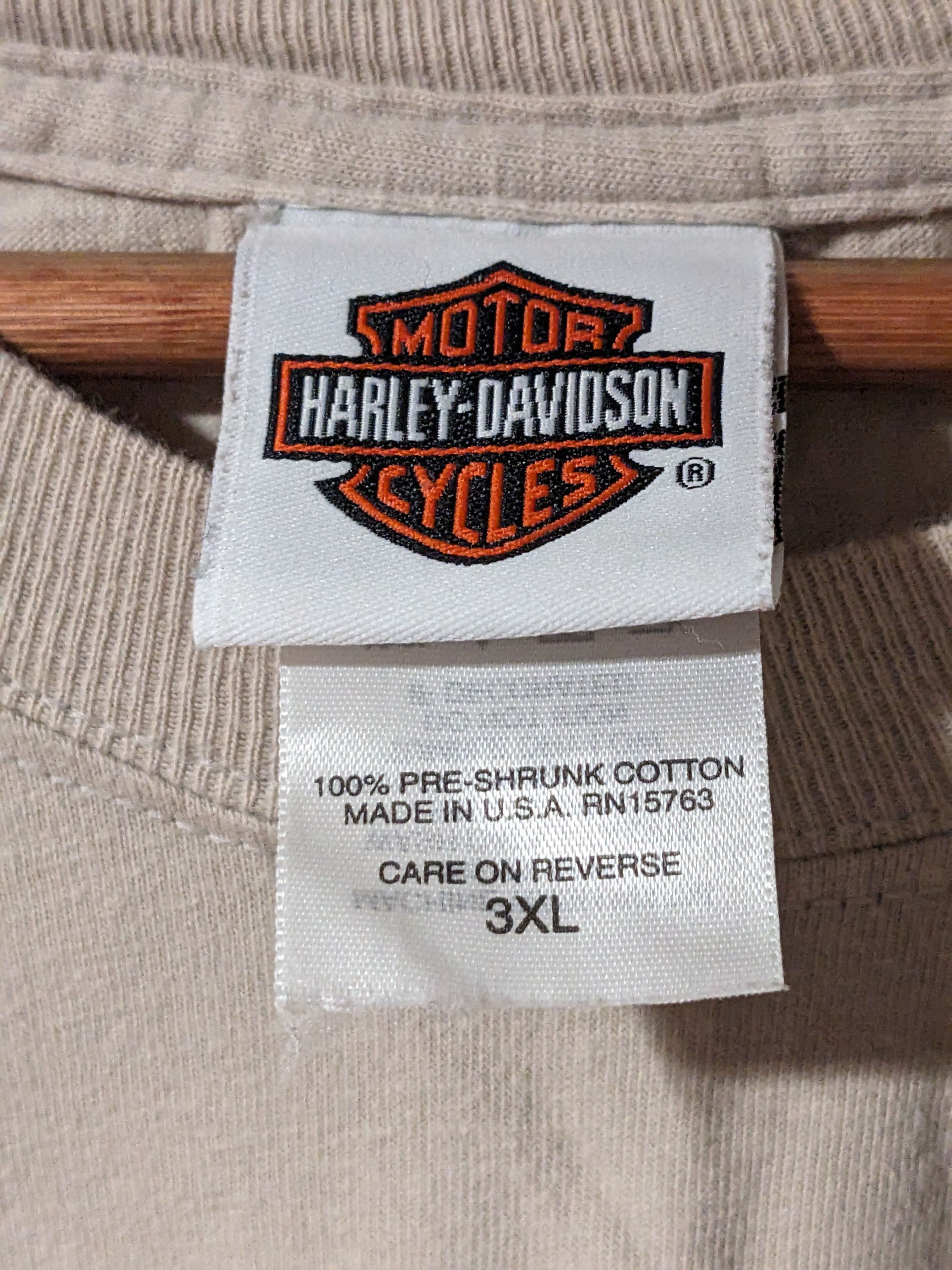 Harley Davidson × Vintage Vintage 2006 Harley Davidson Motorcycle Pin Up Girl T-Shirt Size US XXL / EU 58 / 5 - 7 Thumbnail
