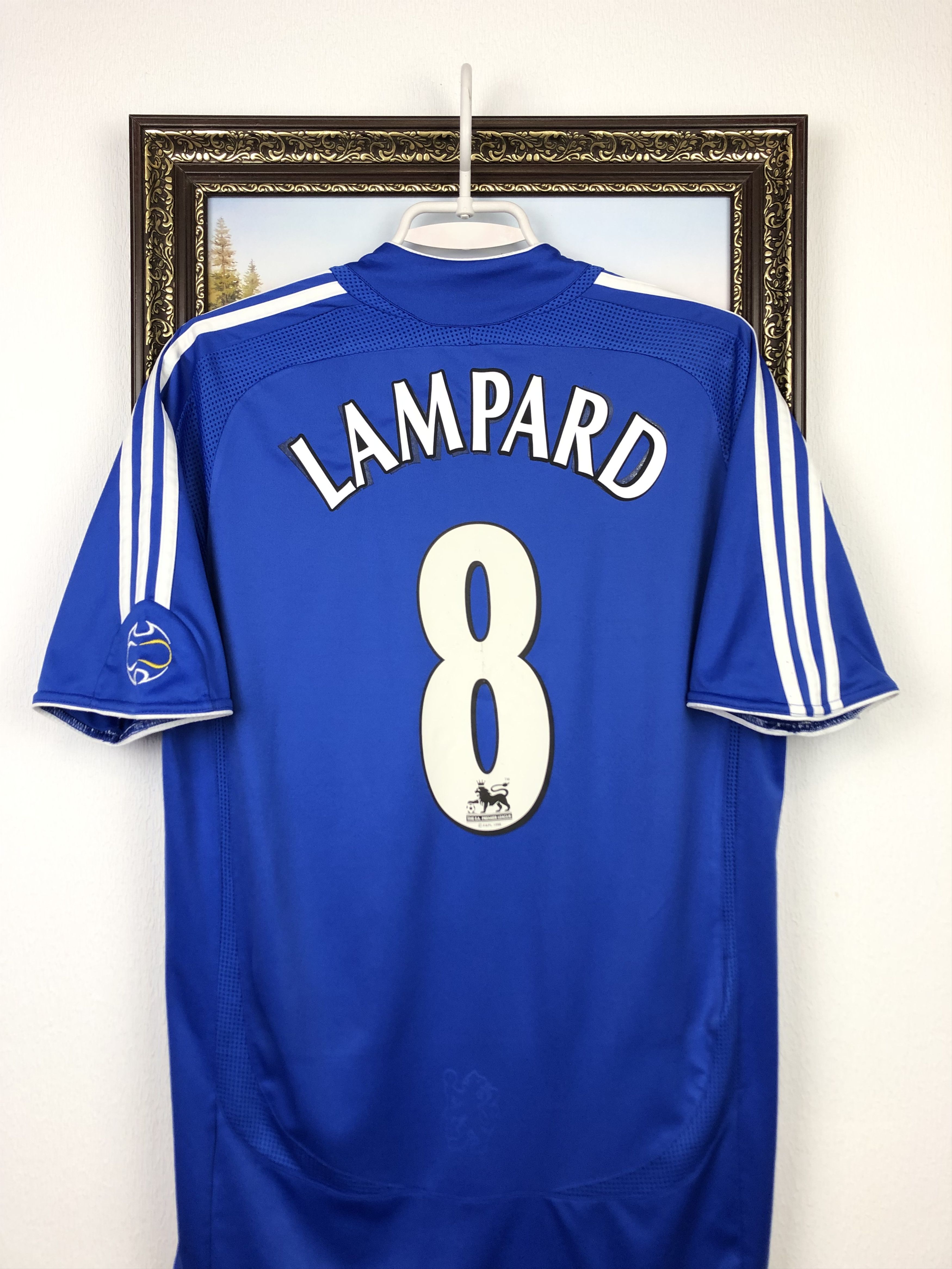 Adidas Chelsea football shirt 2006 Soccer #8 Lampard Adidas Jersey Size US S / EU 44-46 / 1 - 2 Thumbnail