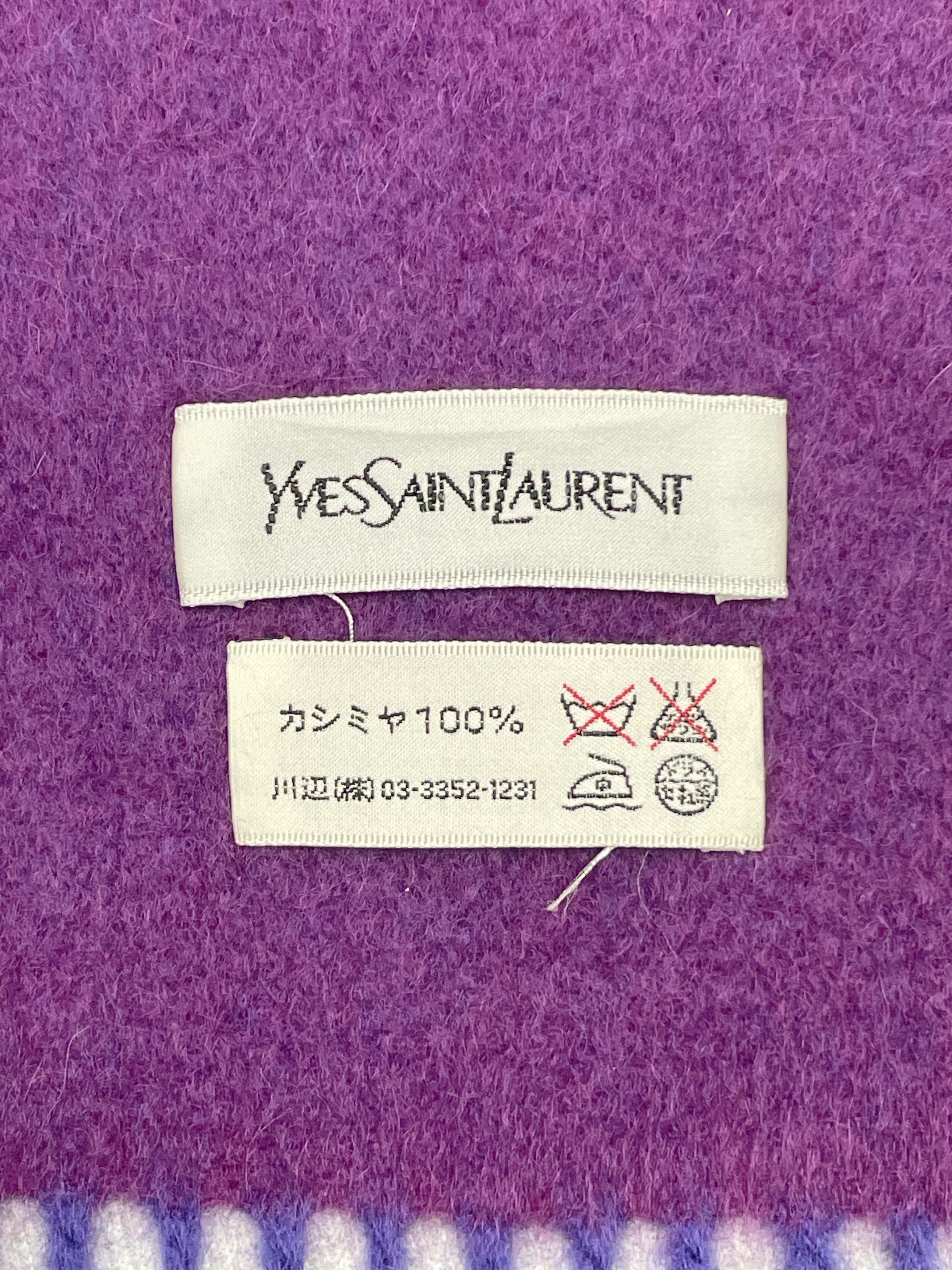 Vintage Yves Saint Laurent Scarf / Muffler - 6228 Size ONE SIZE - 6 Thumbnail