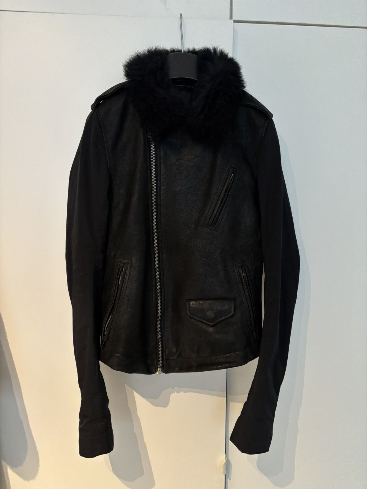 Rick Owens Rick Owens FW 13 PLINTH Stooges with fur collar Size US S / EU 44-46 / 1 - 3 Thumbnail