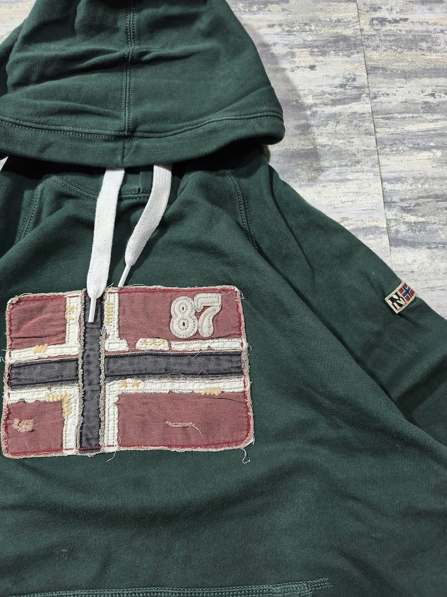 Napapijri napapijri box logo ultras pullover hoodie Size US L / EU 52-54 / 3 - 2 Thumbnail