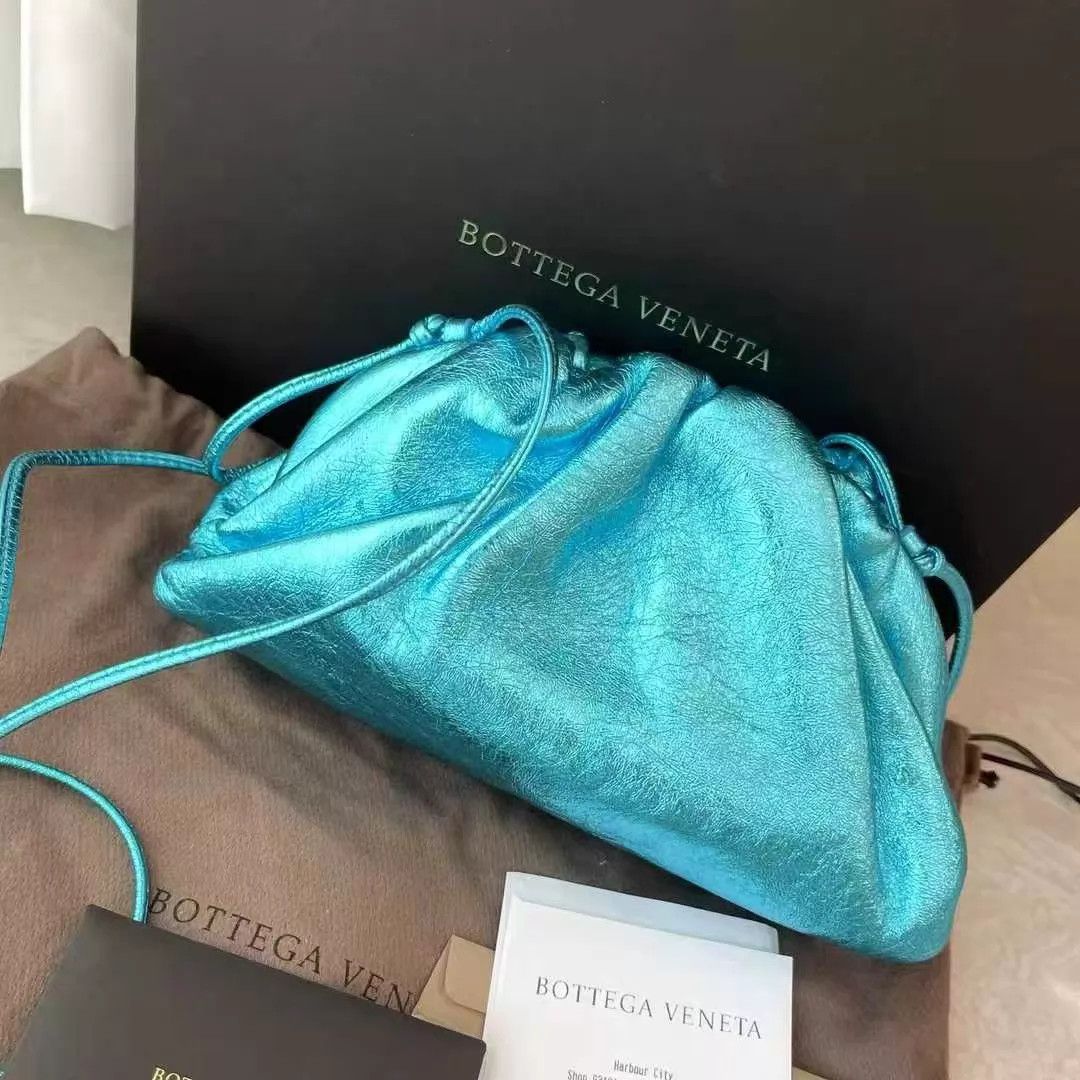 Bottega Veneta BV mini Cloud crossbody Lightning Blue mint AK130 Size ONE SIZE - 2 Thumbnail