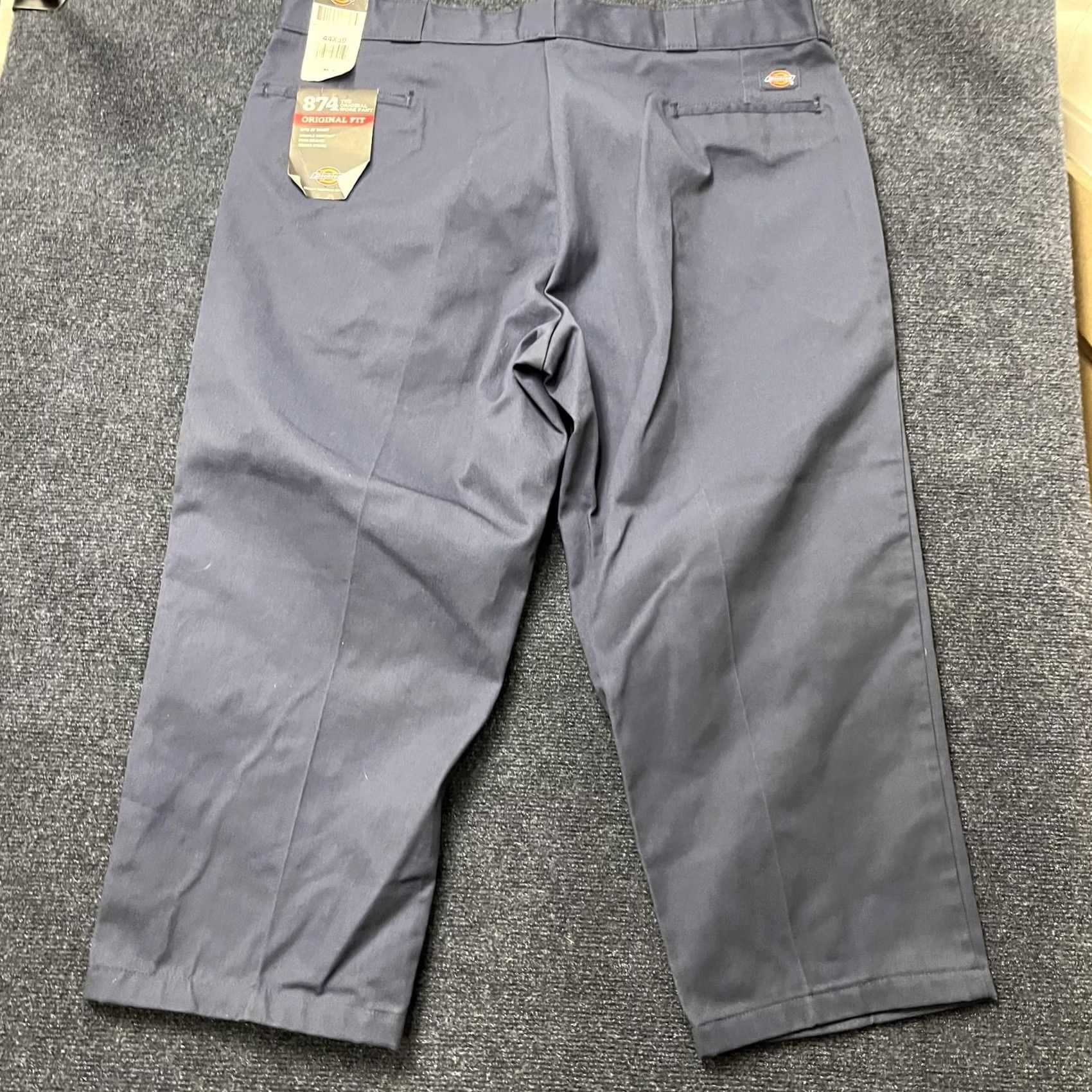 Dickies Dickies Pants Mens 44x30 Blue 874 Original Fit Work Chino Straight Leg Size US 44 / EU 60 - 6 Thumbnail