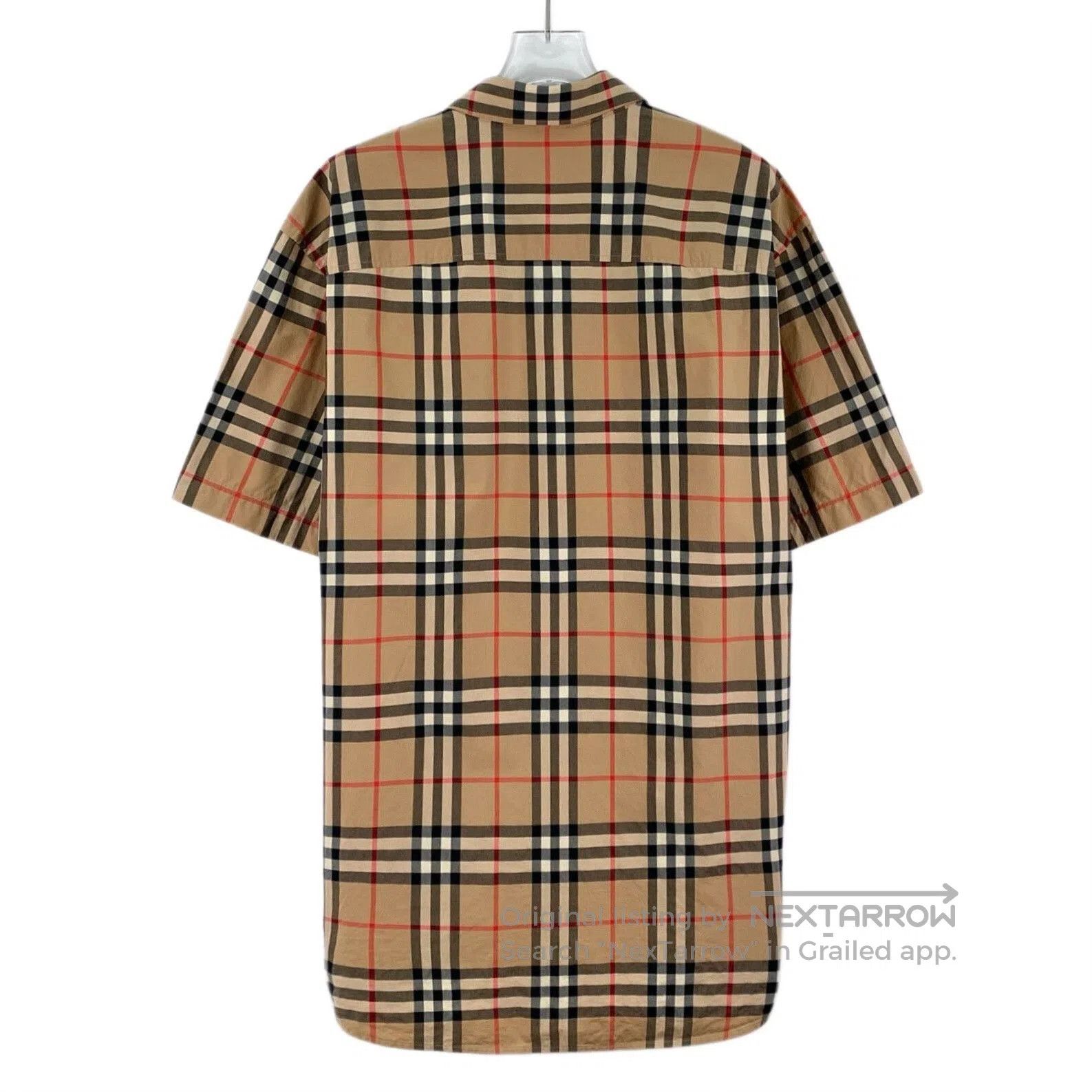 Burberry Burberry Brown Classic Check Cotton Shirt. Size US XL / EU 56 / 4 - 2 Thumbnail