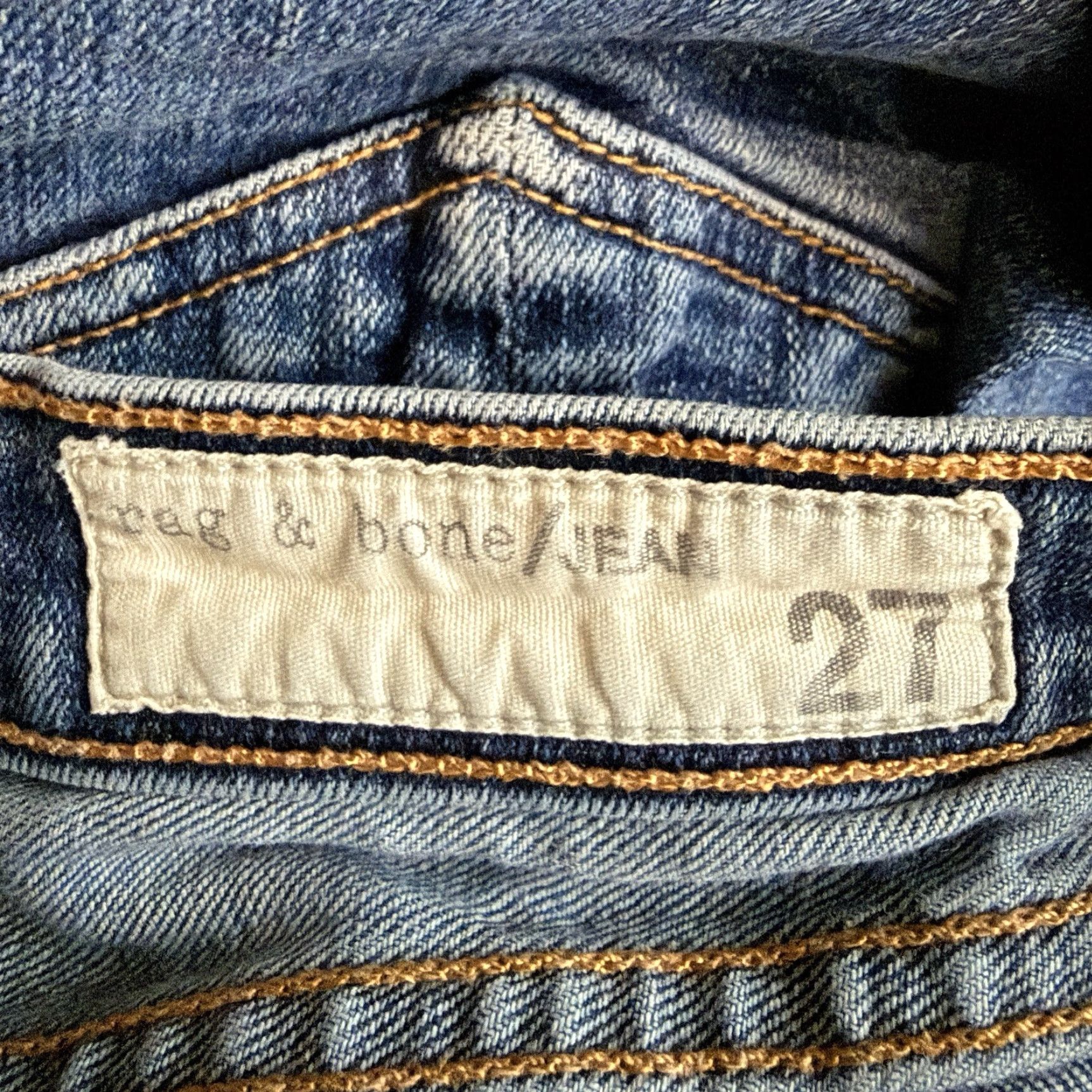 Rag & Bone Rag & Bone Jeans Skinny Denim Women 27x30 Adult Blue Casual Cotton 27 Womens Size 27" / US 4 / IT 40 - 4 Thumbnail