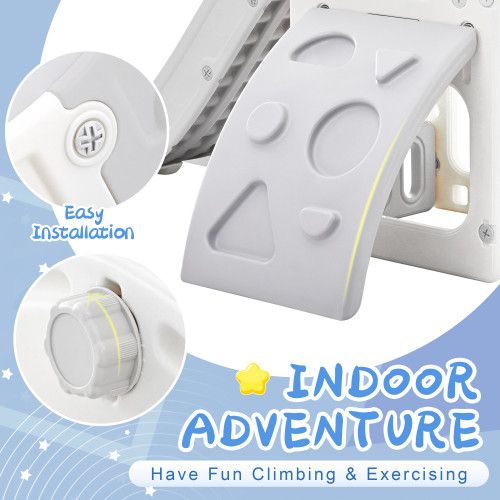 Designer × Homemade Toddler Climber and Slide Set 4 in 1, Kids Playground Climbe Size US L / EU 52-54 / 3 - 5 Thumbnail