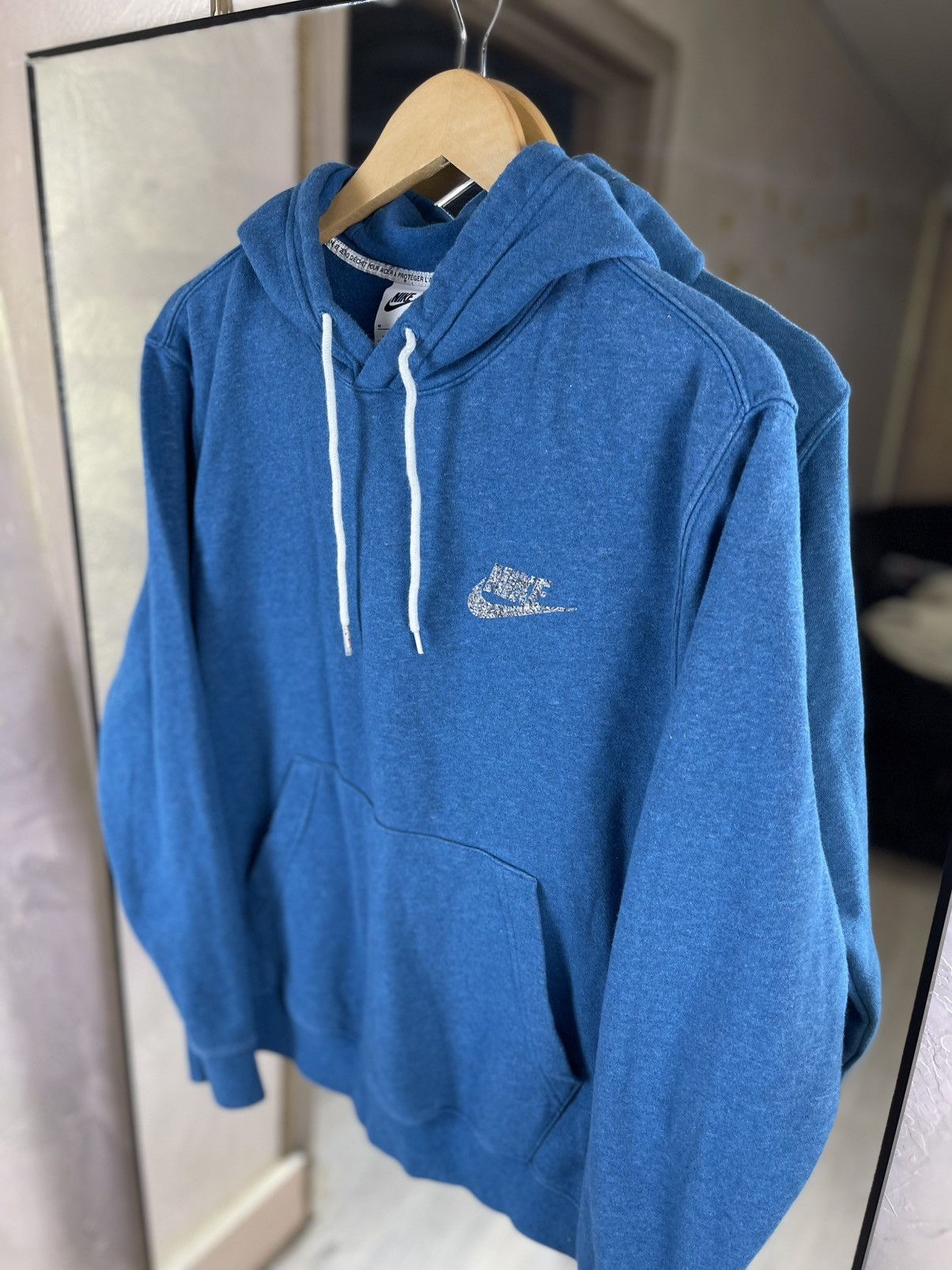 Nike Nike "Move to Zero" Sustainable Speckled Logo Hoodie Blue Size US M / EU 48-50 / 2 - 6 Thumbnail