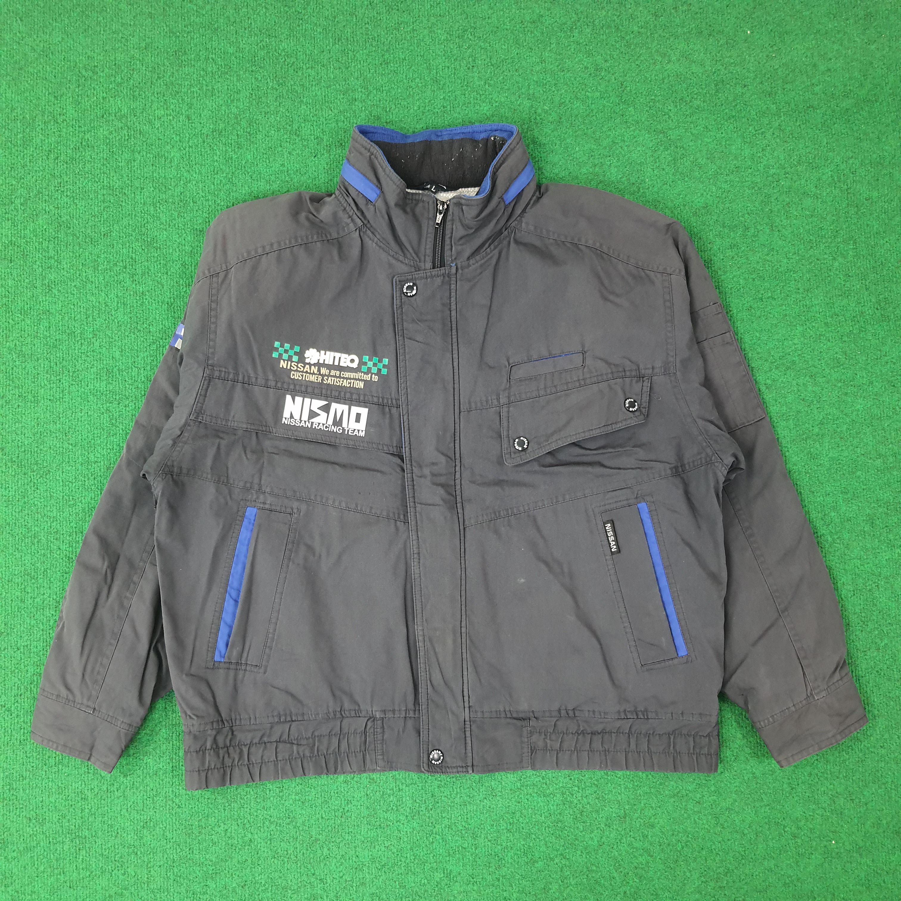 Japanese Brand Vintage NISSAN Racing Jacket Custom Logo Jacket C254N23 Size US L / EU 52-54 / 3 - 3 Thumbnail