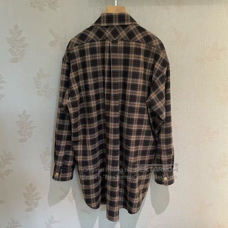 Miu Miu Miu Miu 36 Maillard plaid shirt Size S / US 4 / IT 40 - 3 Thumbnail