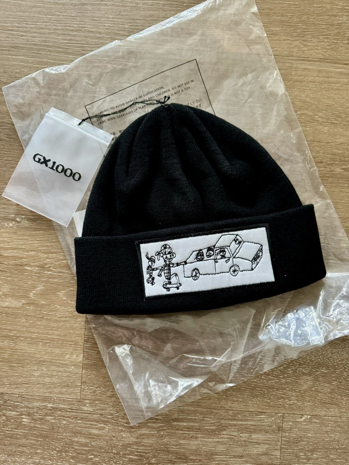 Art × GX1000 × Streetwear GX1000 Joe Roberts Skitching Skate Turtles Beanie  [Black] | Grailed